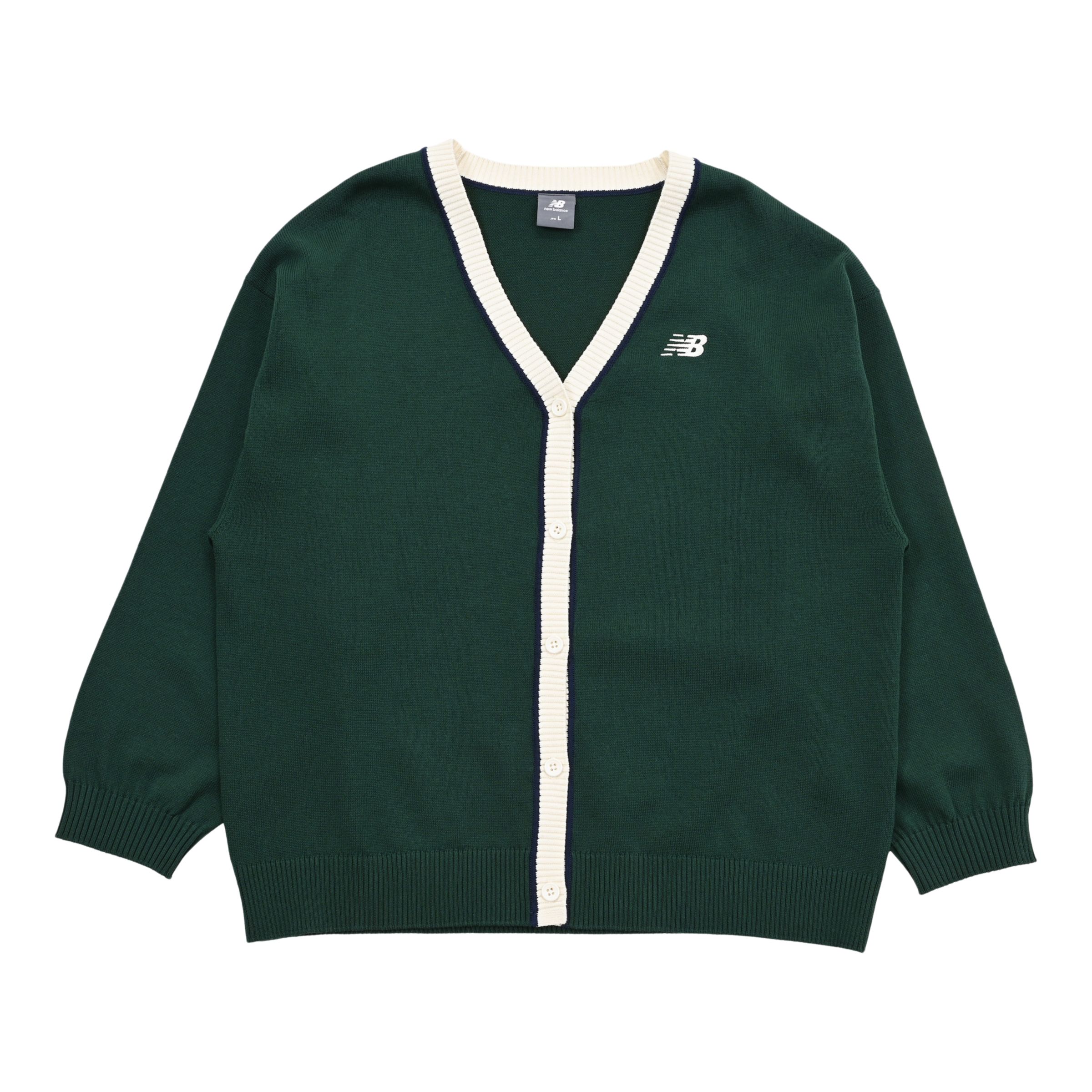 ラインニットカーディガン