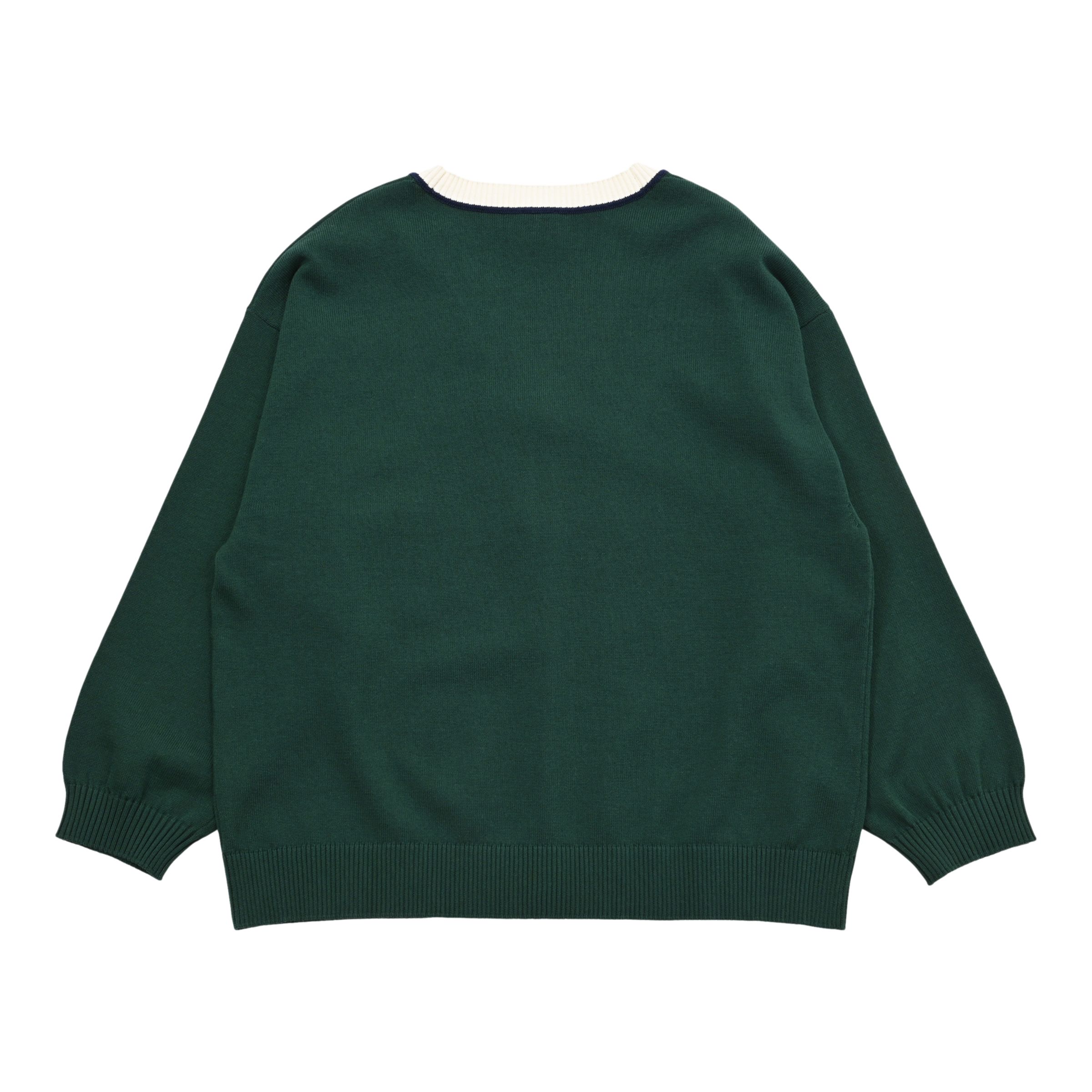 ラインニットカーディガン