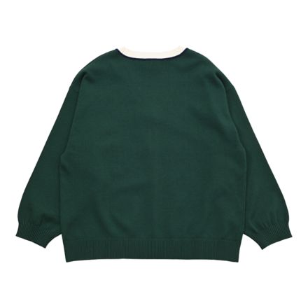 ラインニットカーディガン