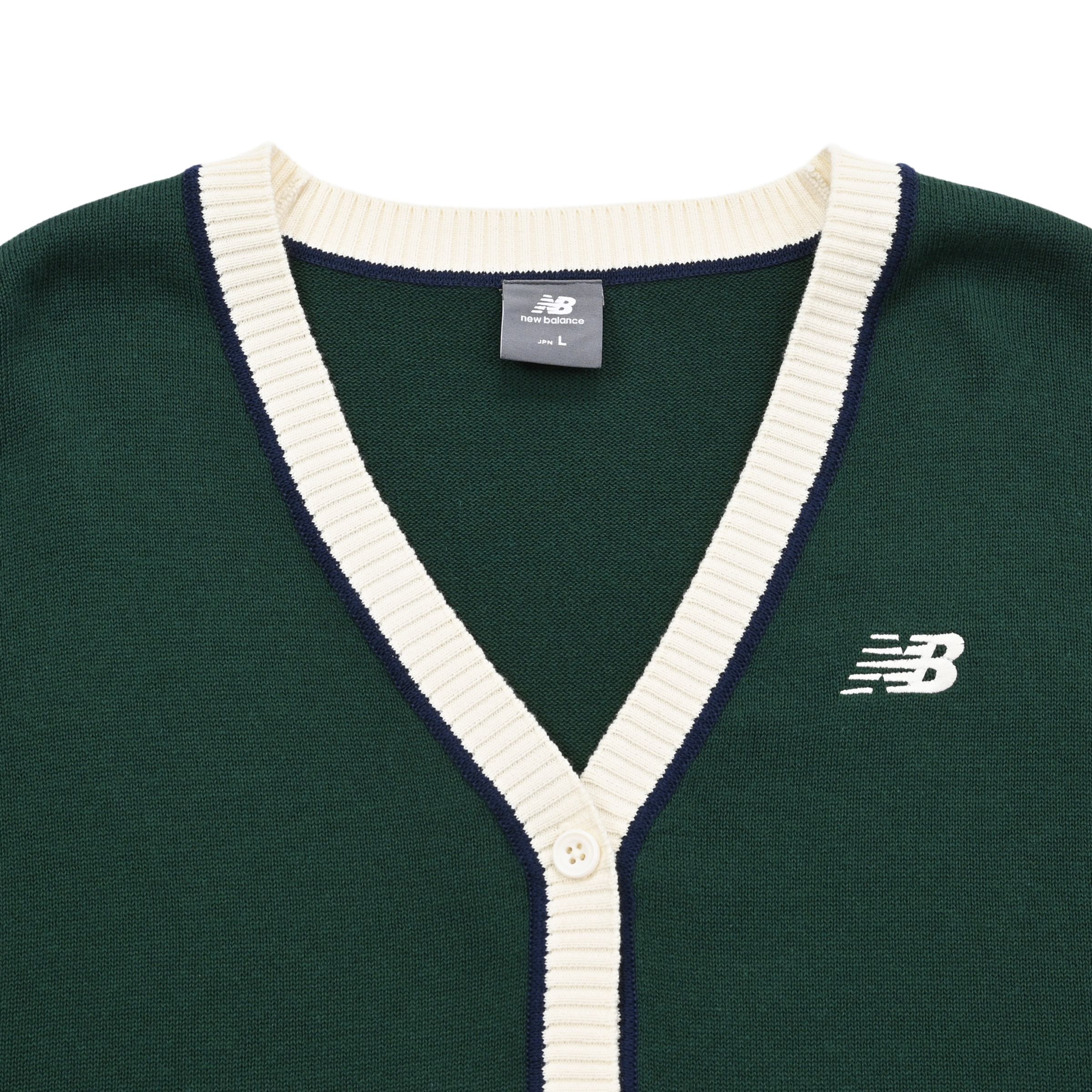 ラインニットカーディガン