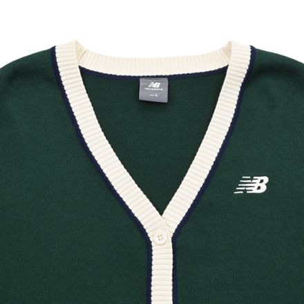 ラインニットカーディガン