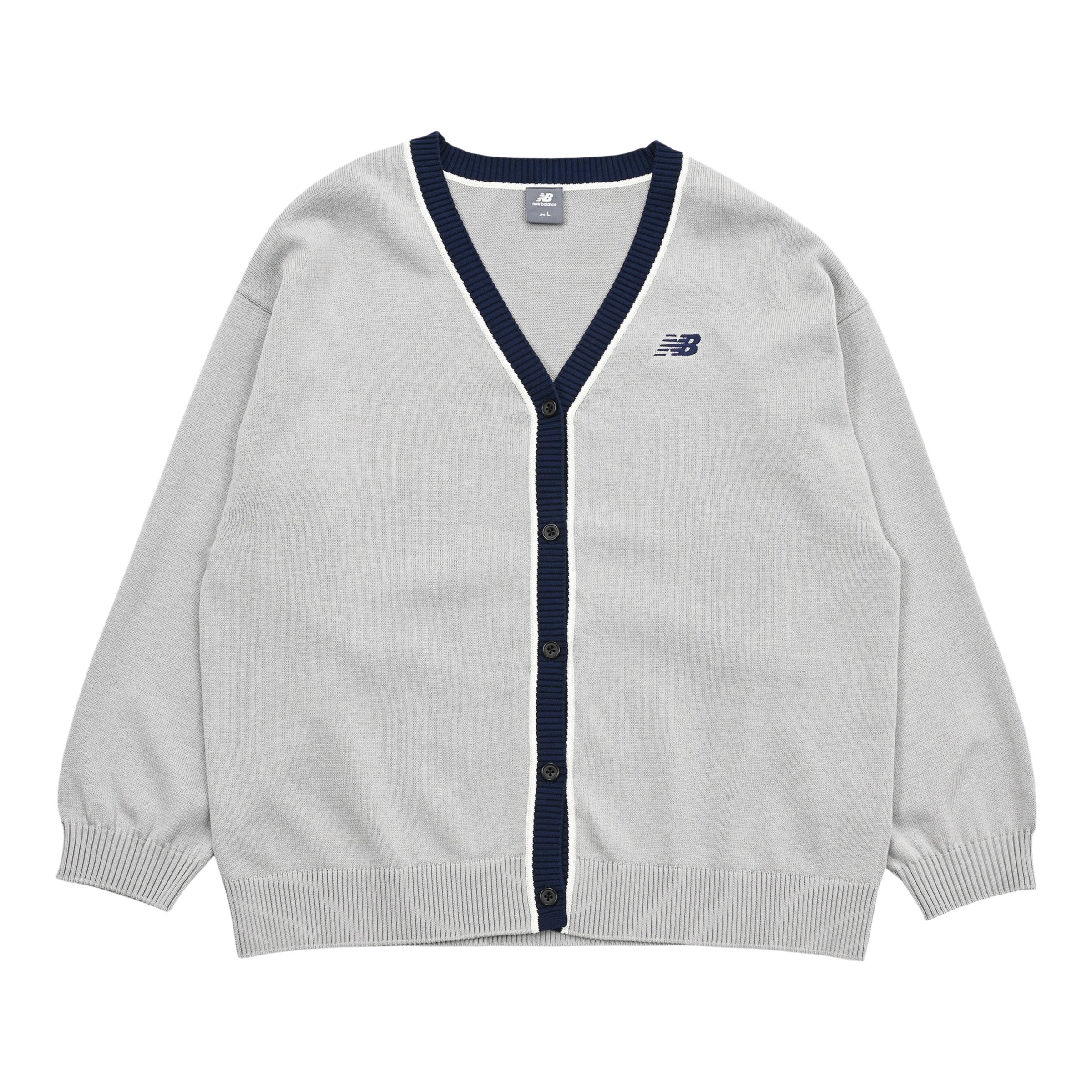 ラインニットカーディガン