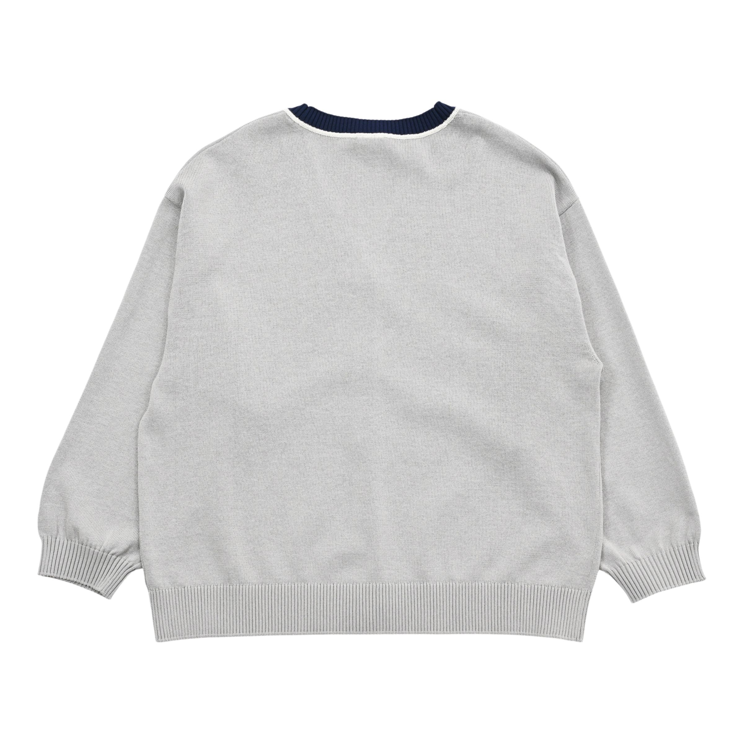 ラインニットカーディガン