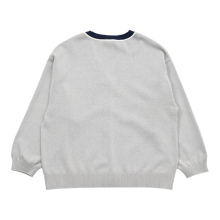 ラインニットカーディガン