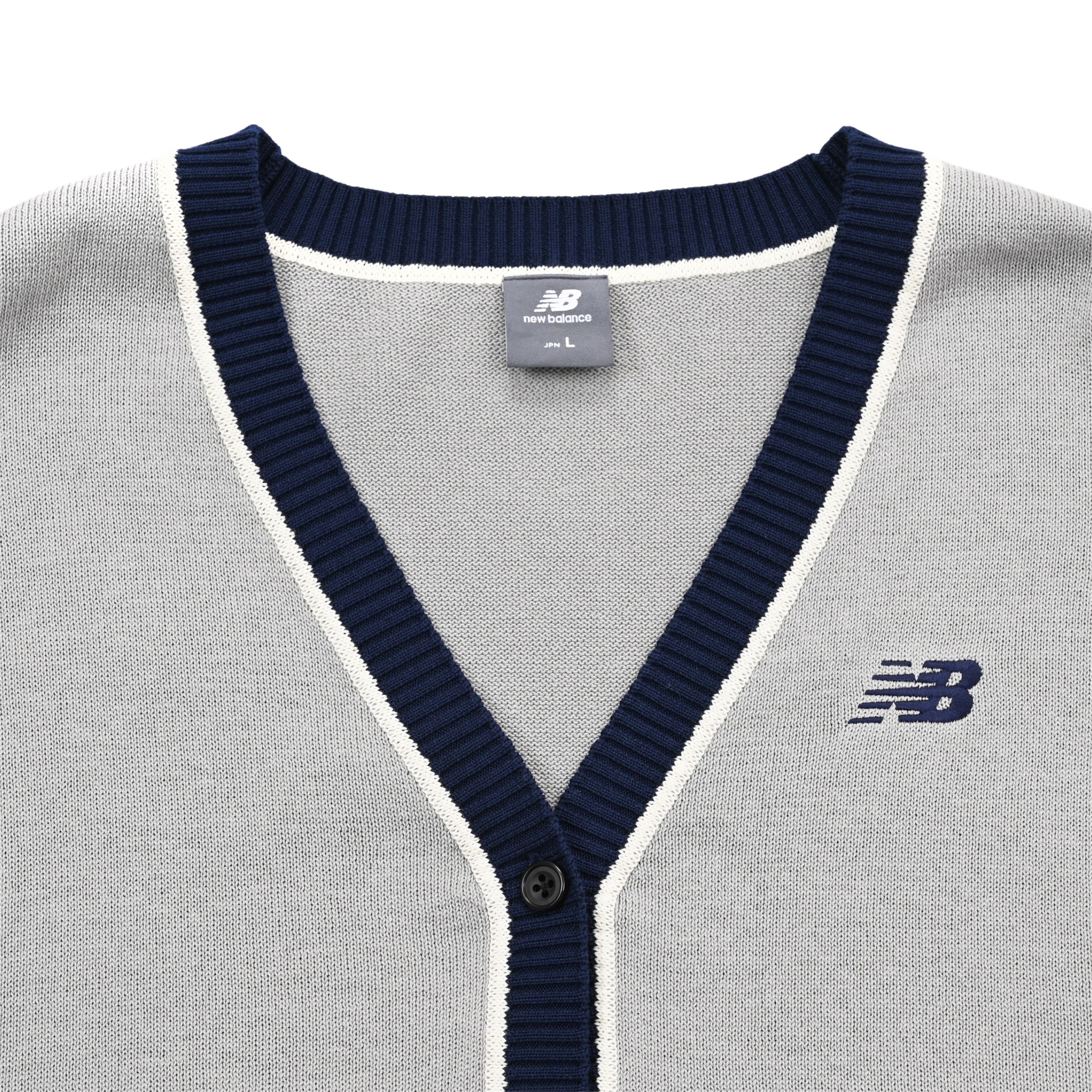 ラインニットカーディガン