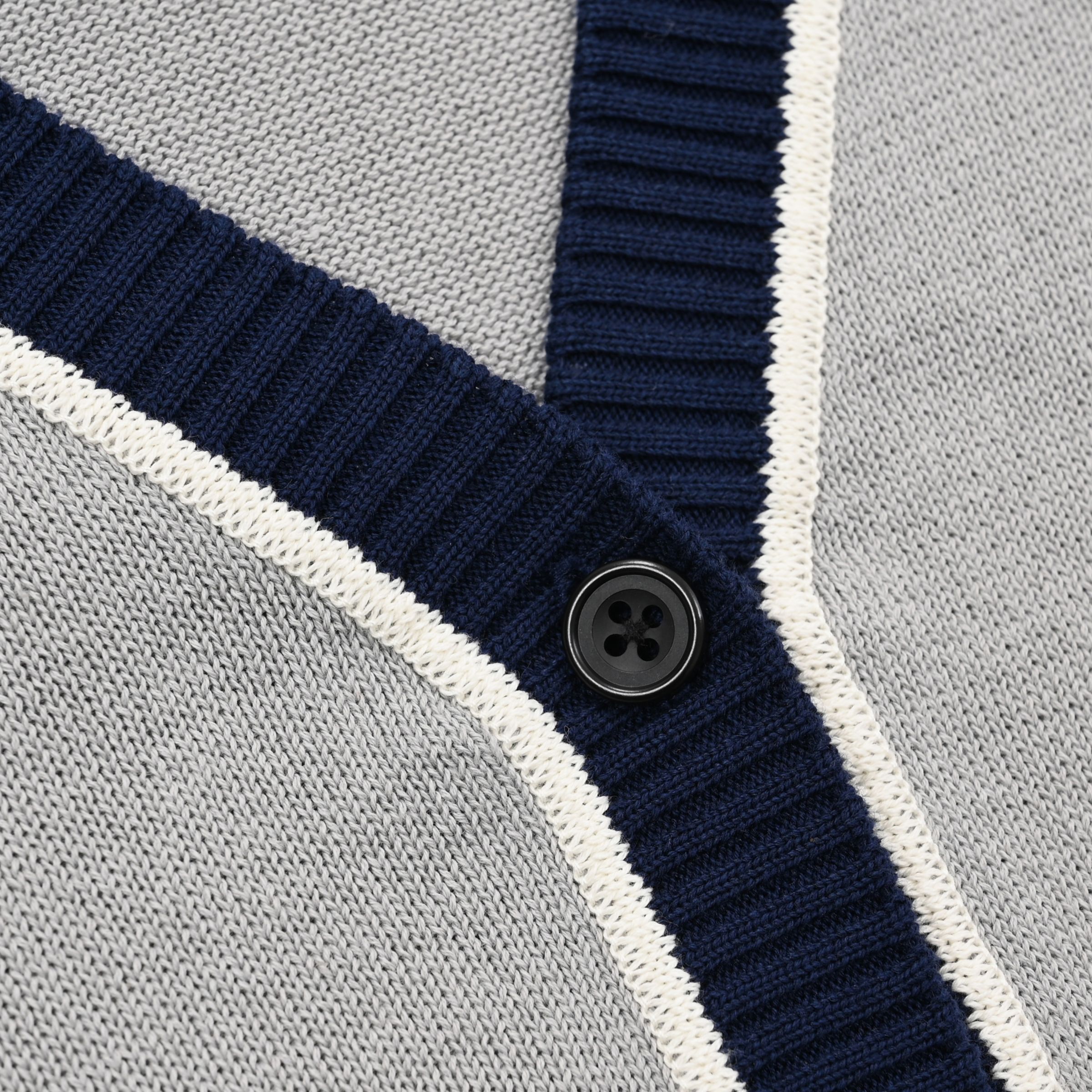 ラインニットカーディガン