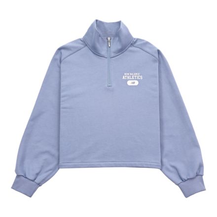 ハーフジップスウェット