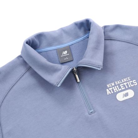 ハーフジップスウェット