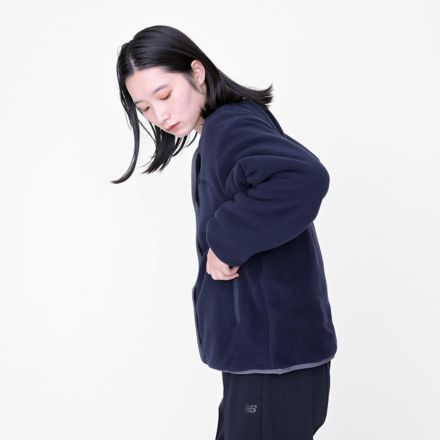 フリースカーディガン