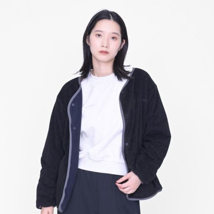 フリースカーディガン