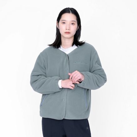 フリースカーディガン