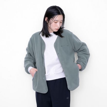 フリースカーディガン