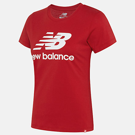 New Balance NB Essentials Stacked Logo Tee, AWT91546REP image number null