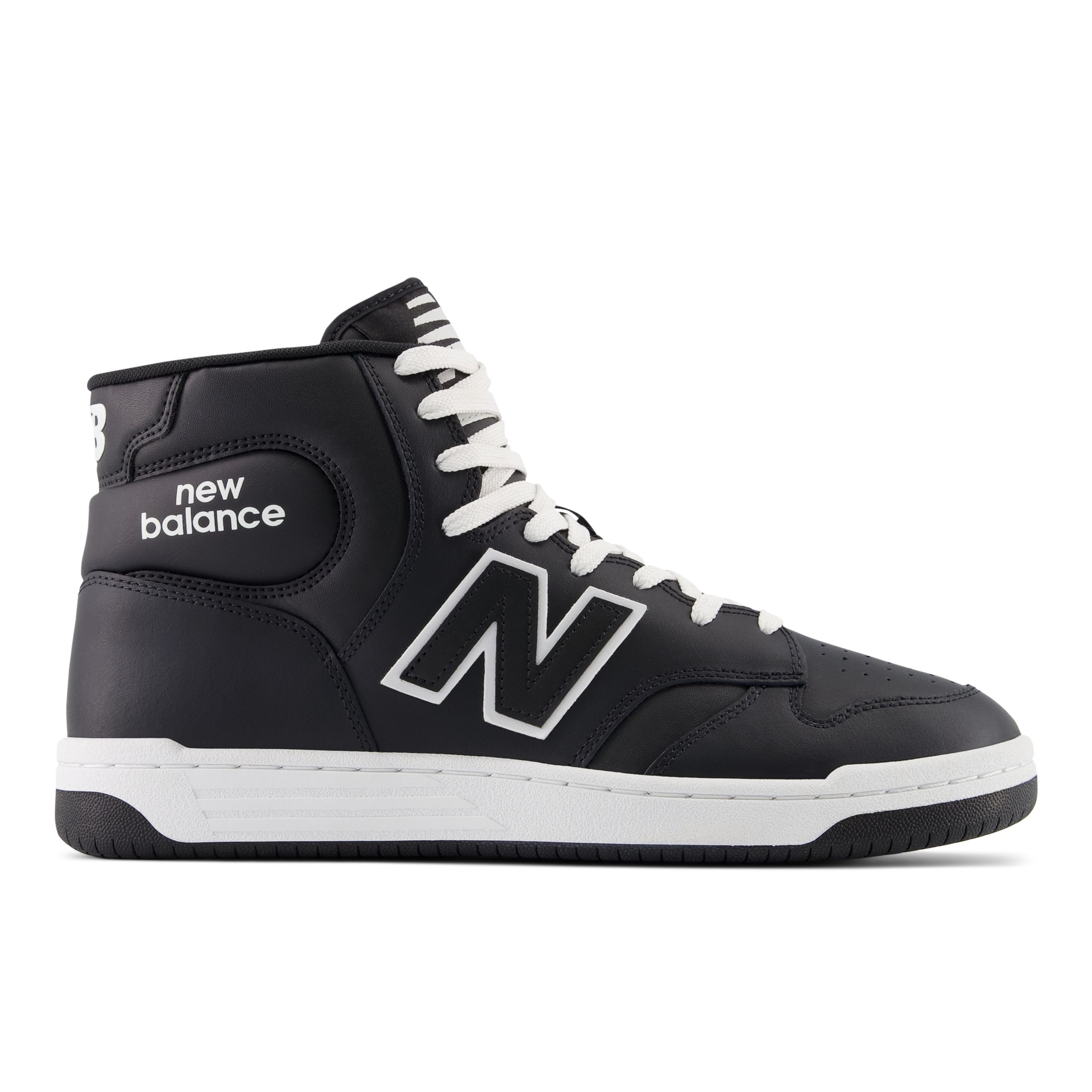 

New Balance Men's 480 High Black/White - Black/White