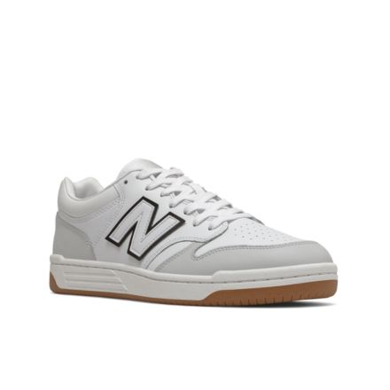 Unisex BB480 Shoes in White With Summer Fog - New Balance