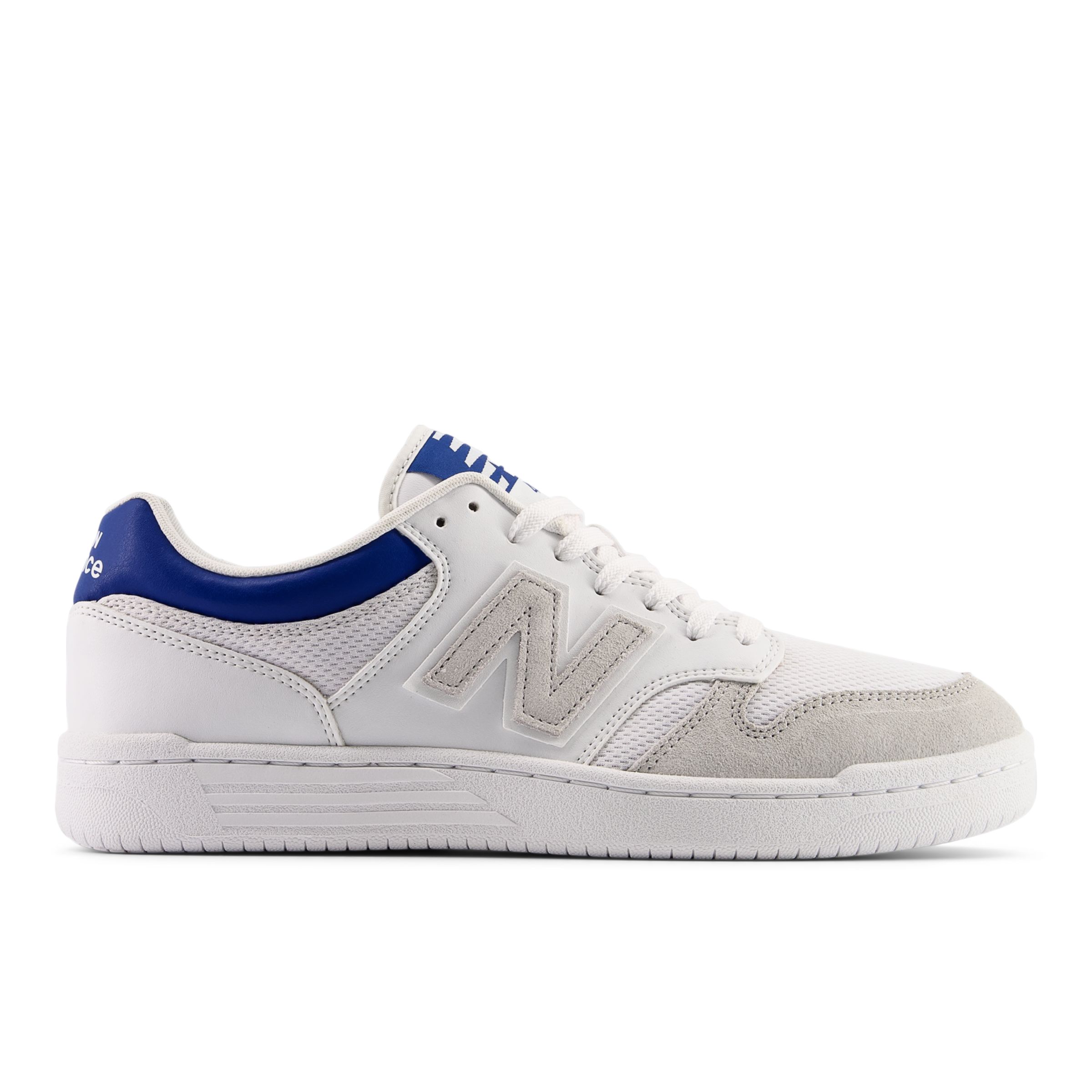

New Balance Homme 480 en Blanc/Bleu, Leather, Taille 47.5 Large