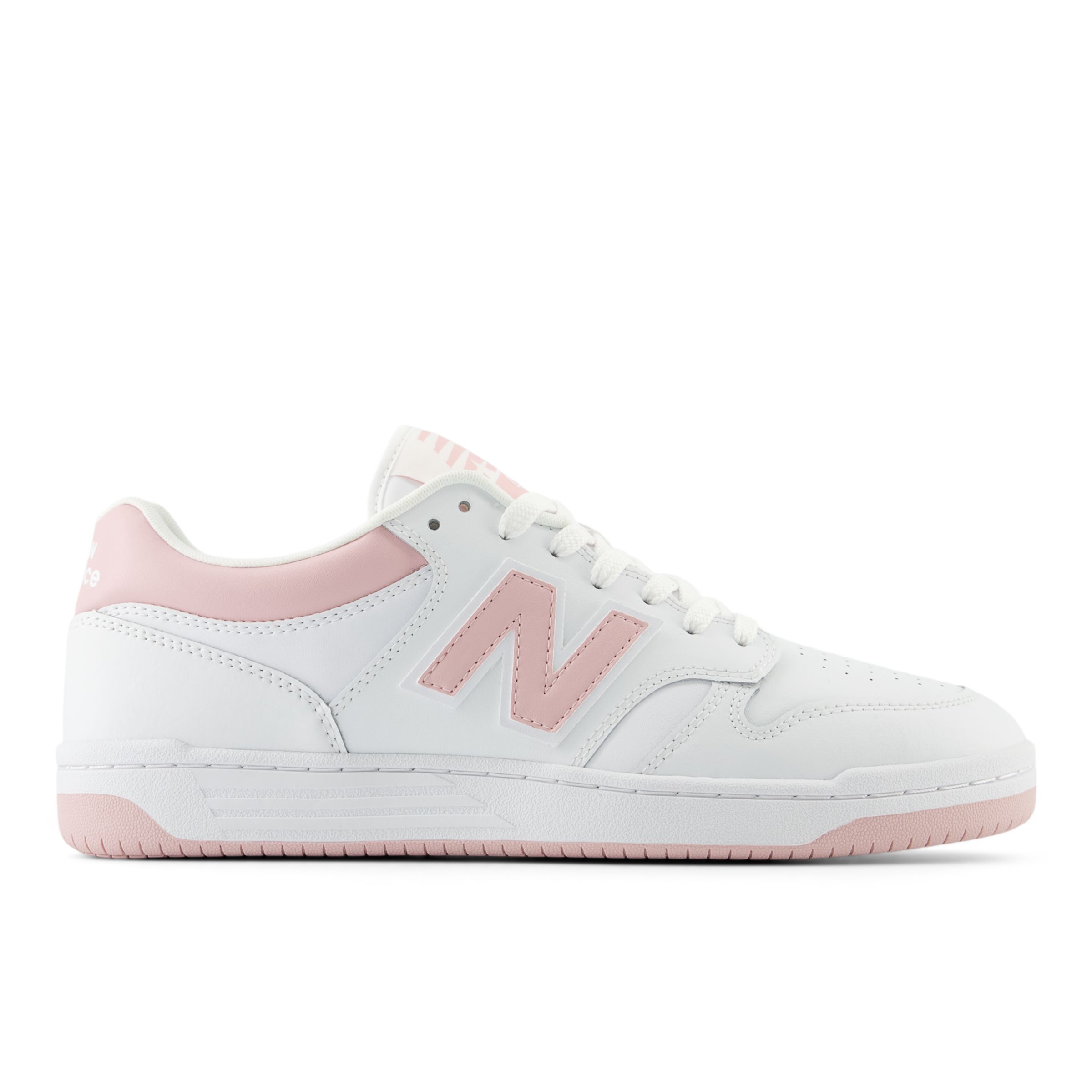 

New Balance Unisex 480 White/Pink - White/Pink