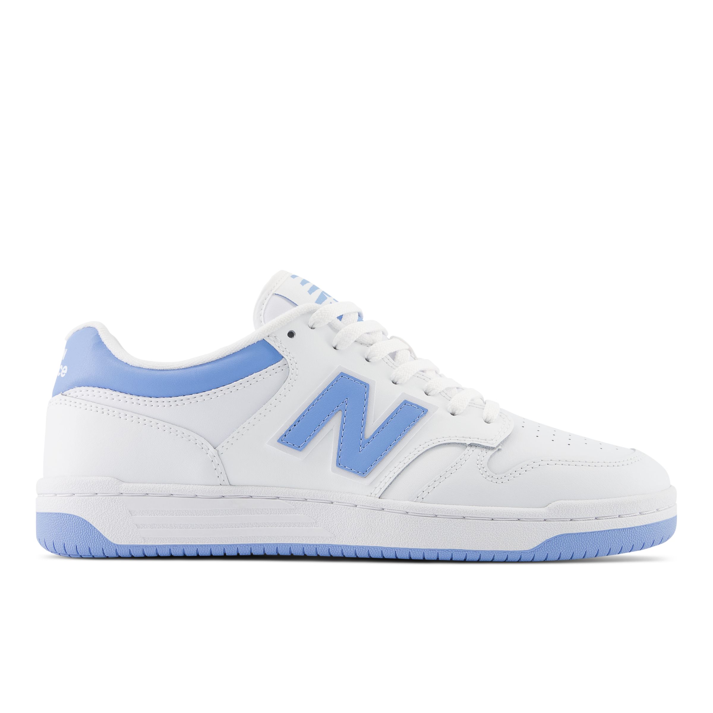 뉴발란스 New Balance 480,White with Team Carolina and Light Aluminum