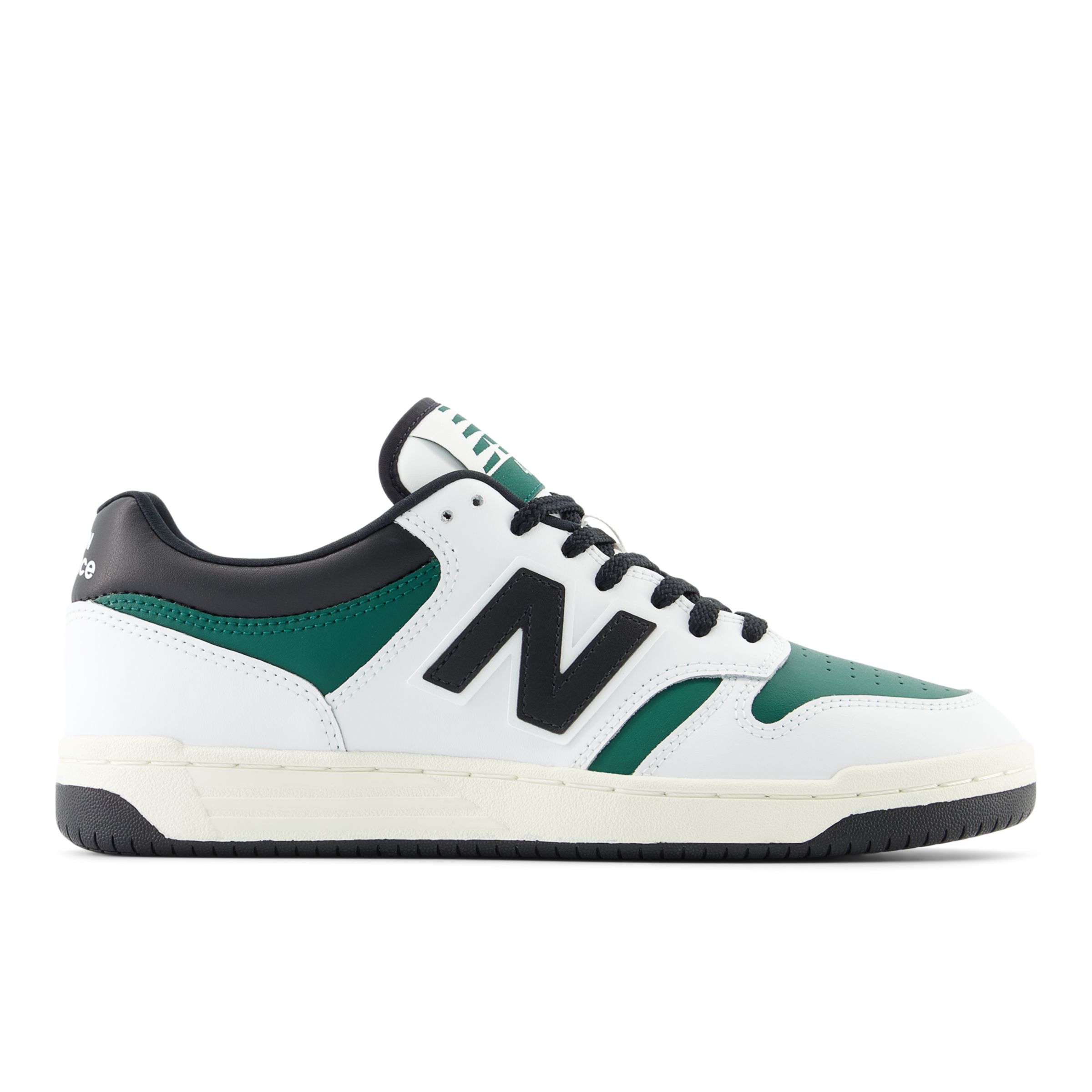 

New Balance Unisex 480 White/Green/Black - White/Green/Black