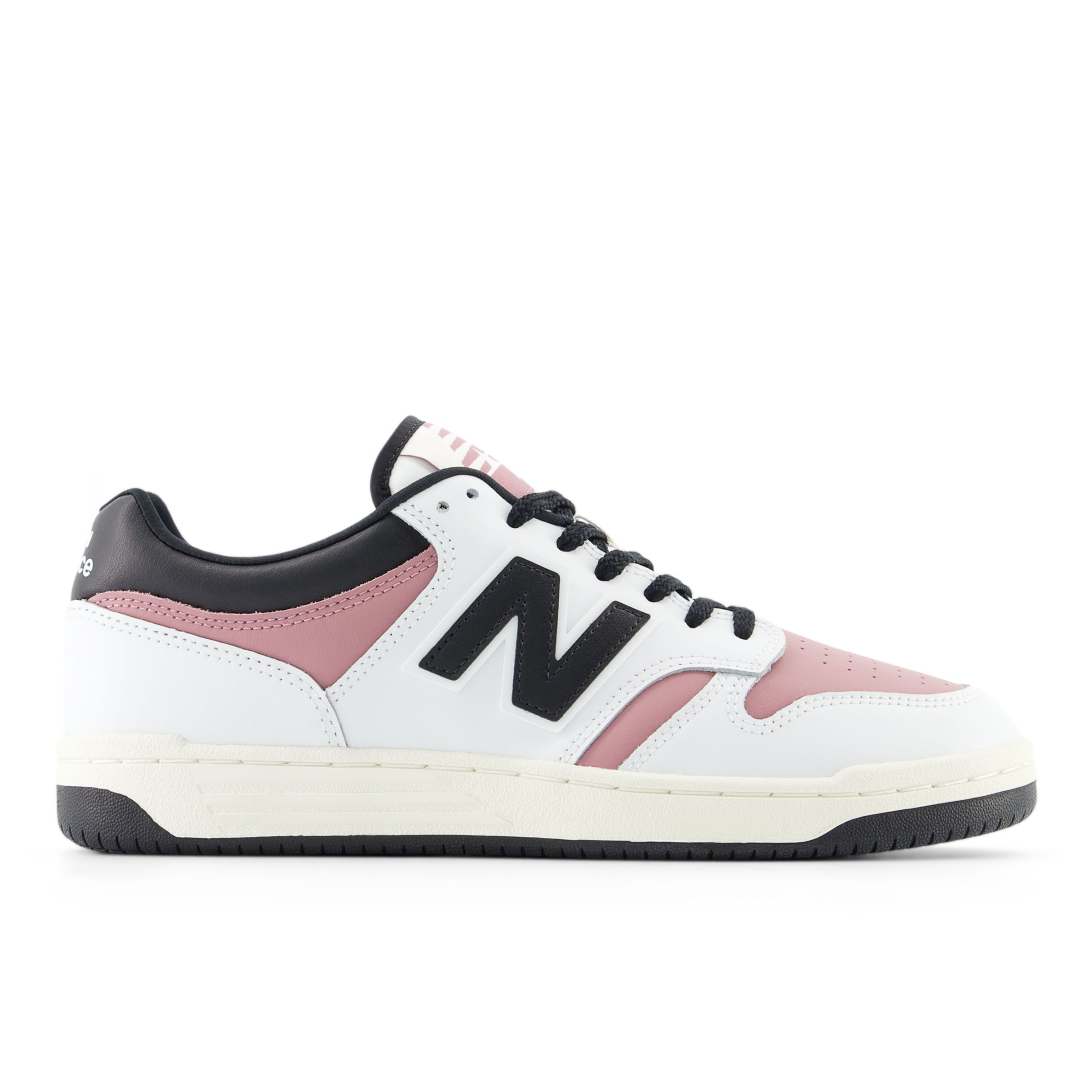 

New Balance Unisex 480 White/Pink/Black - White/Pink/Black