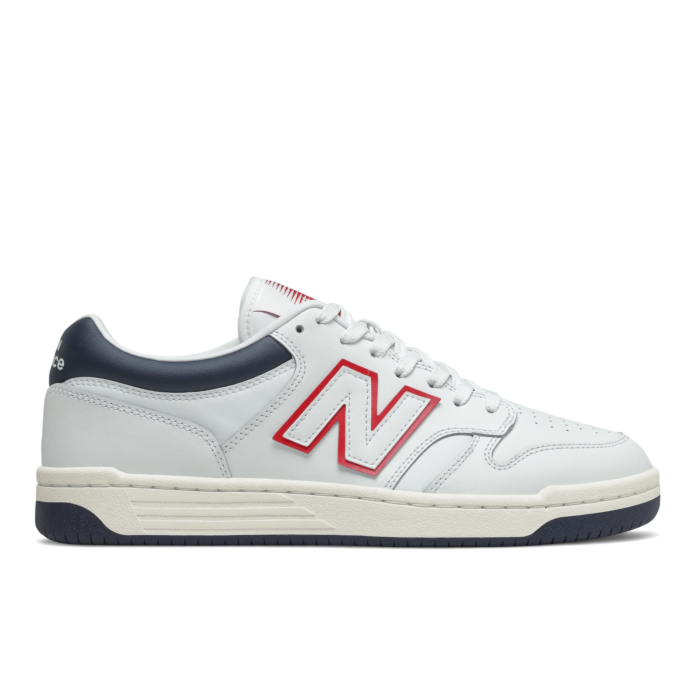 

New Balance Men's BB480 White/Blue - White/Blue