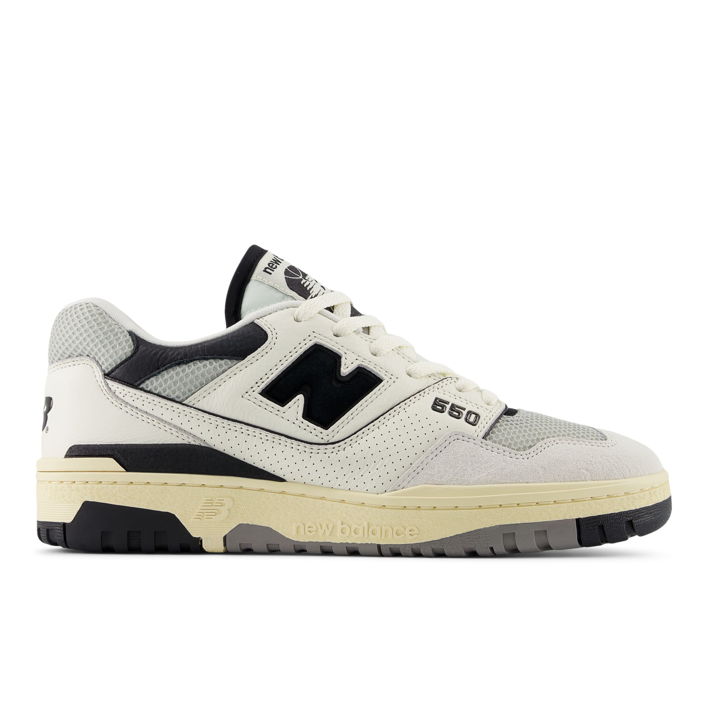 

New Balance Unisex 550 White/Black - White/Black