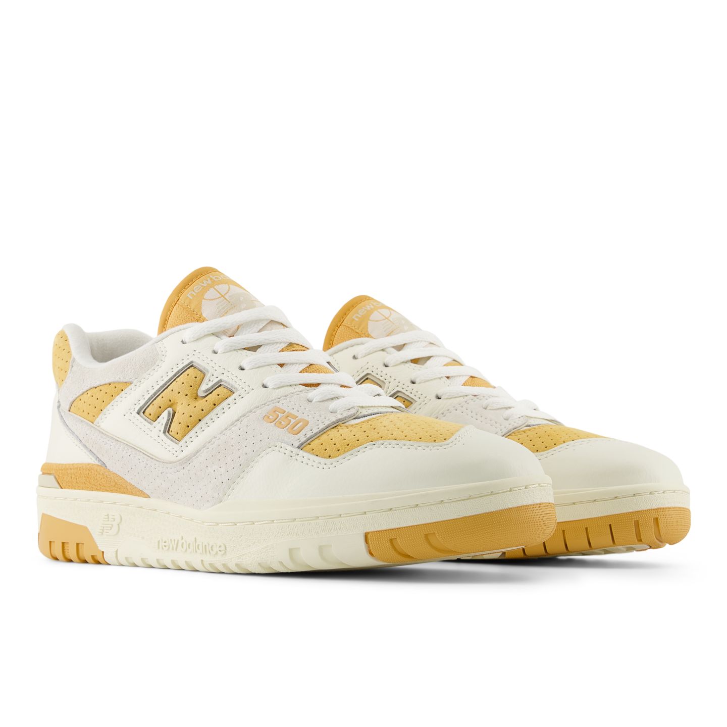 Кроссовки New Balance 550, цвет: Молочный / Абрикосовый — фото 2