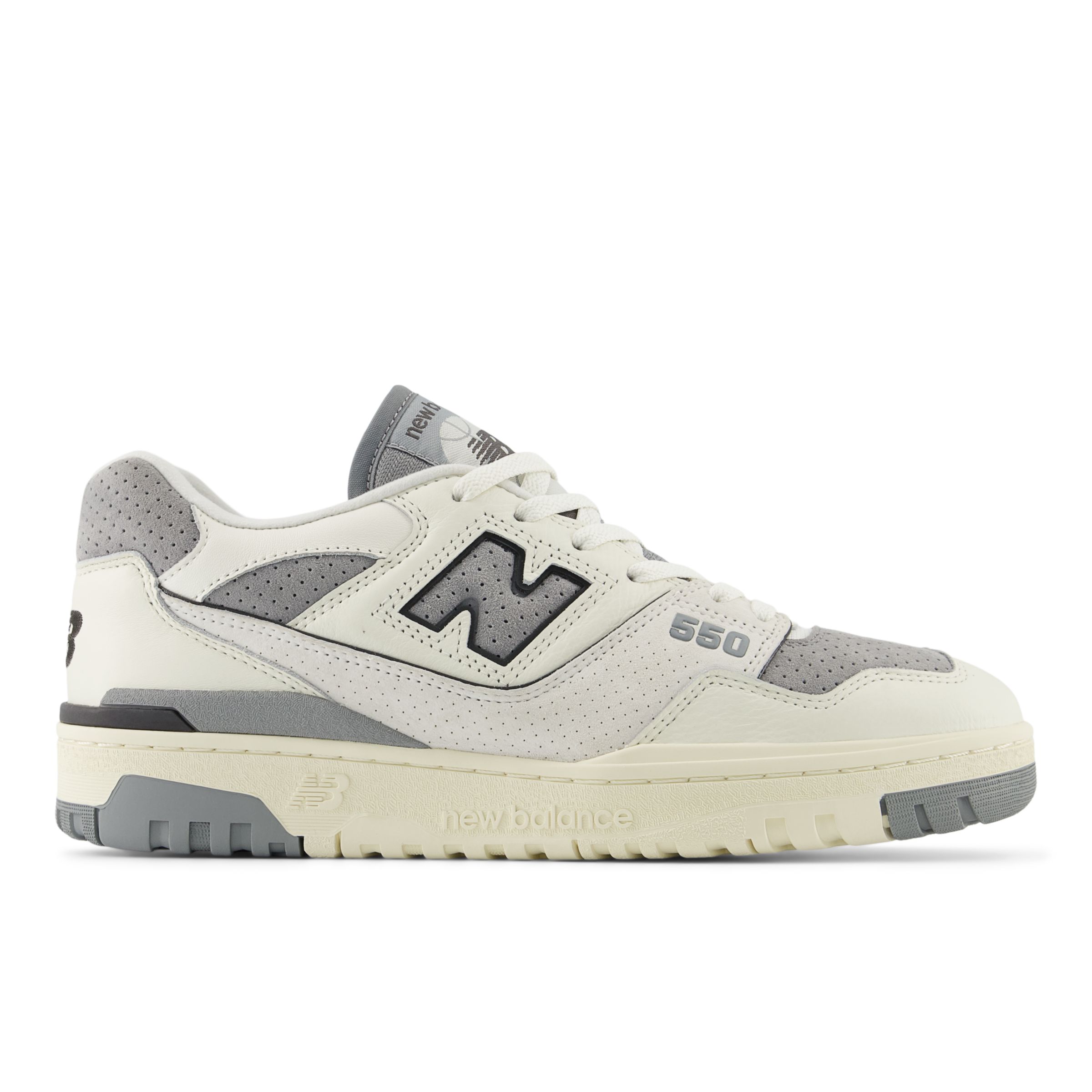 

New Balance Unisex 550 White/Grey - White/Grey