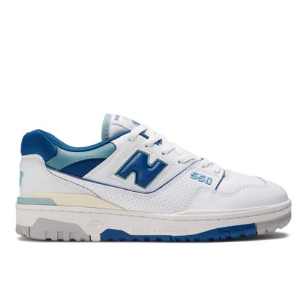 New balance store 550 azzurre