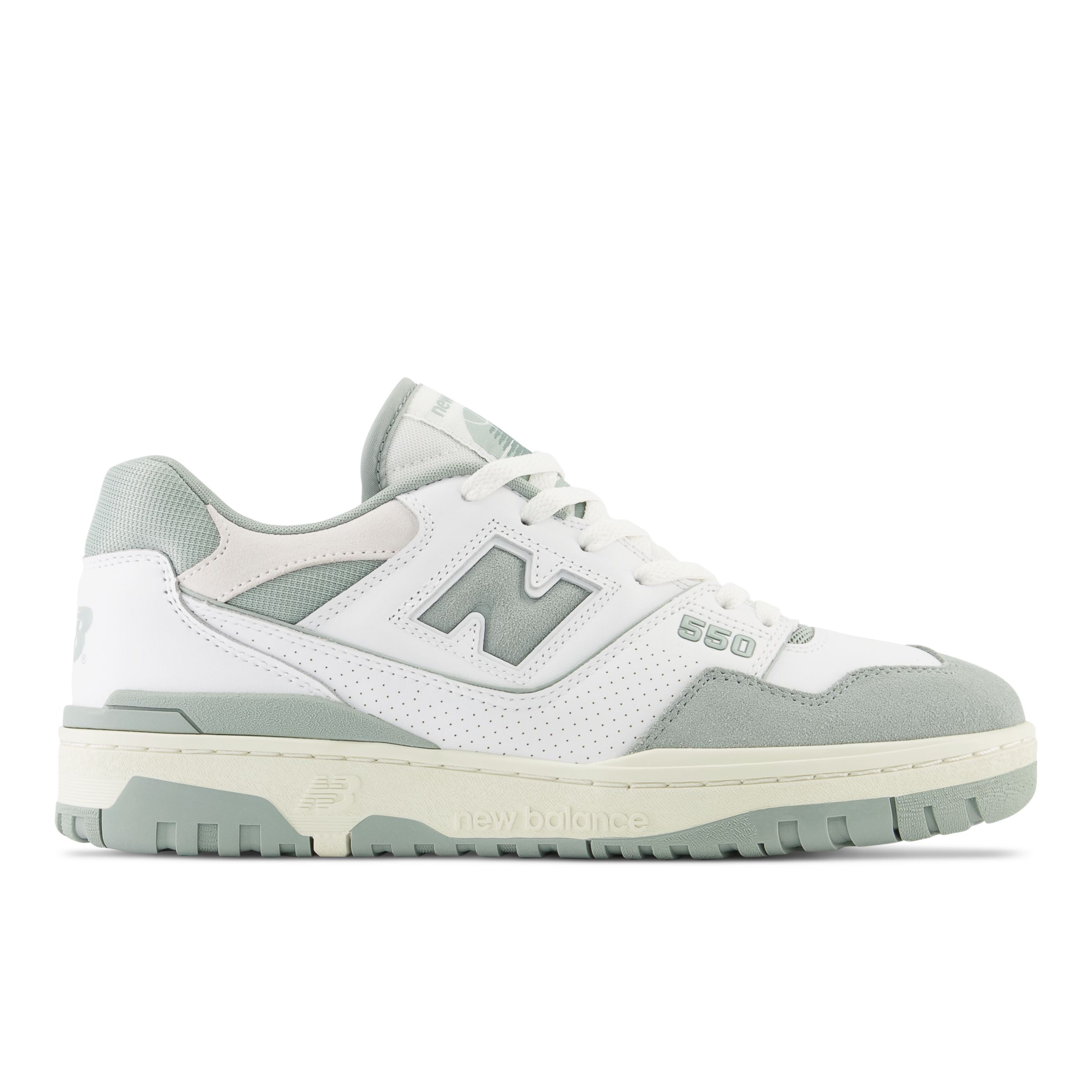 

New Balance Unisex 550 White/Green - White/Green