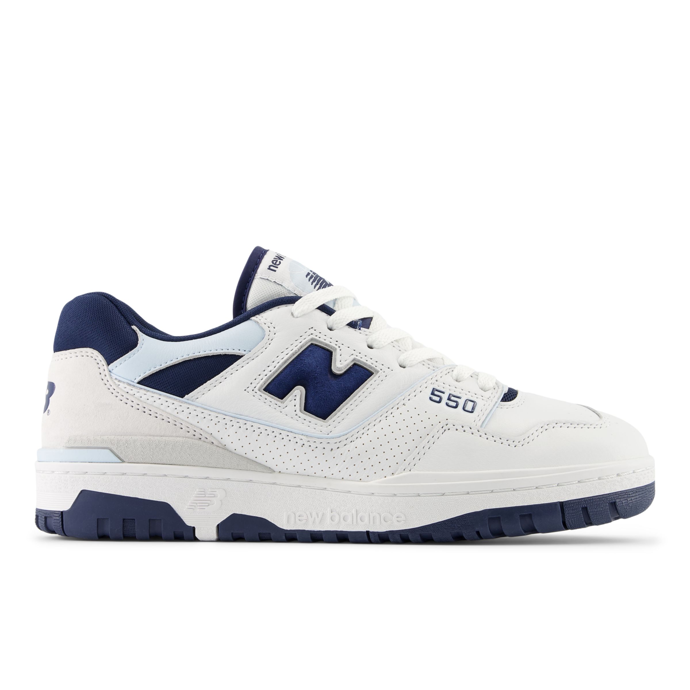 뉴발란스 New Balance 550,White with NB Navy and Quarry Blue