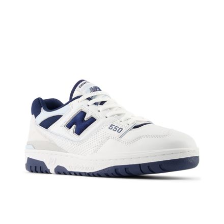 550, White with NB Navy with Quarry Blue with Grey Matter, BB550NQB