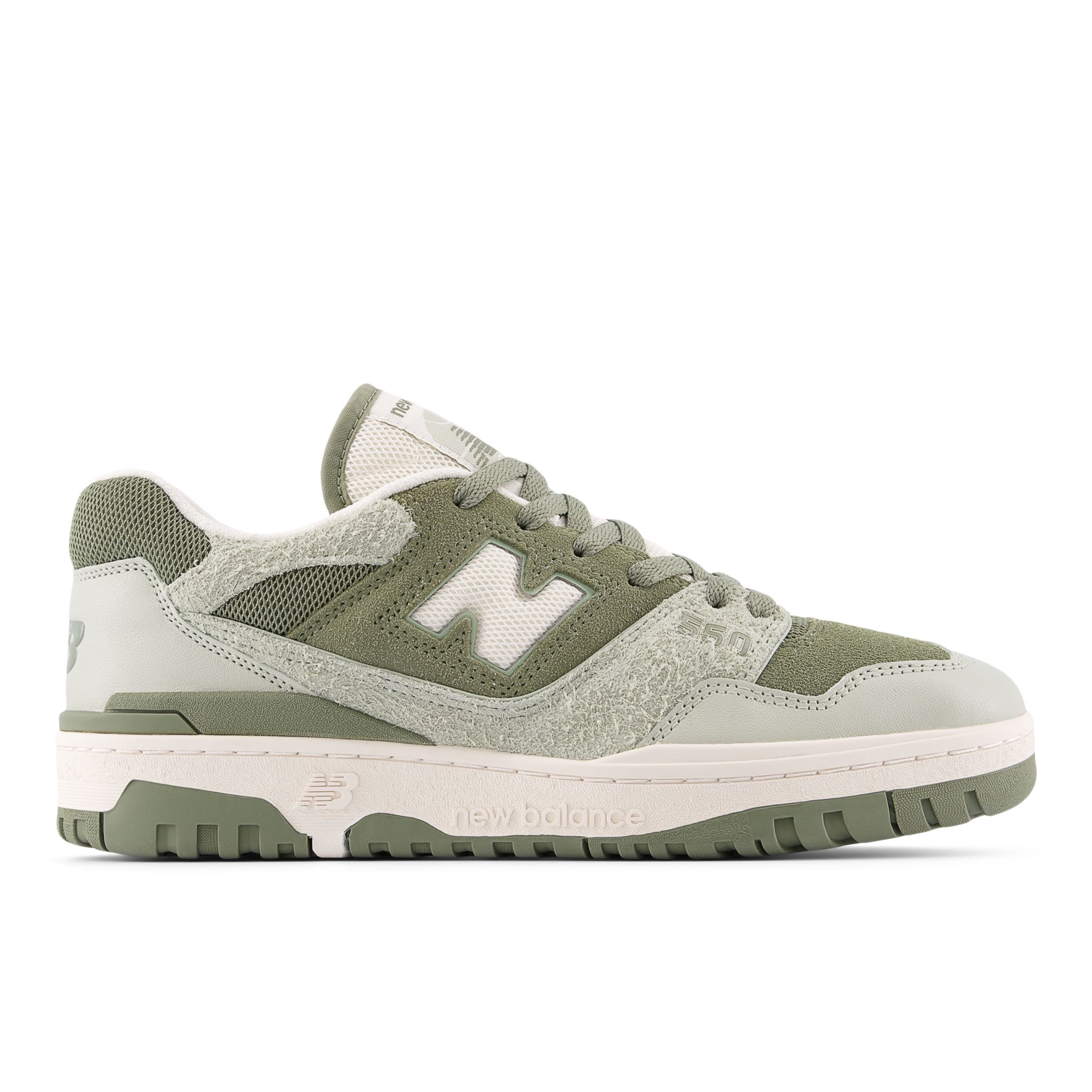 New Balance Unisex 550 Sneakers - Green - BB550PBW