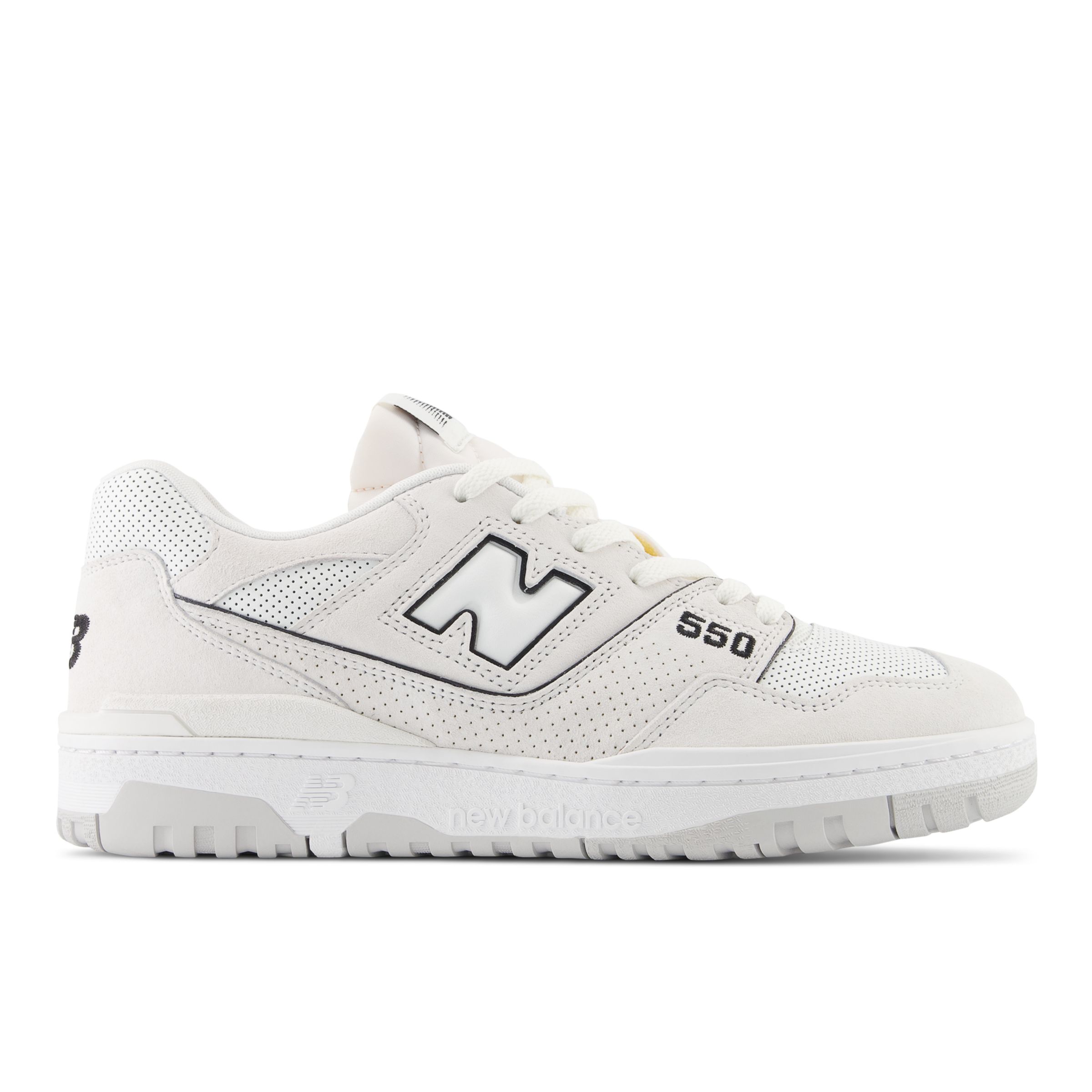 

New Balance Unisex 550 Grey/White/Black - Grey/White/Black