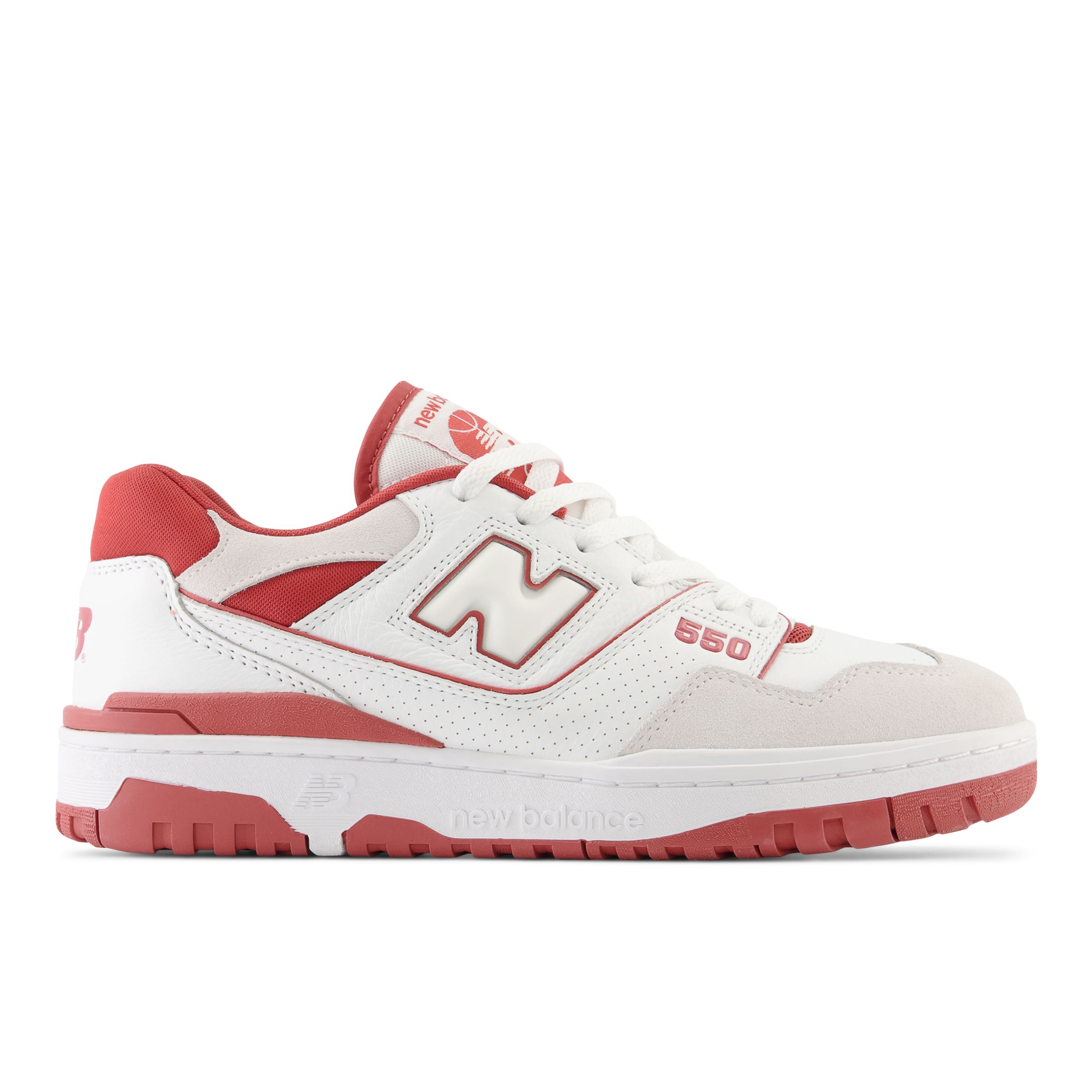 New Balance 550 - White / Burgundy 11