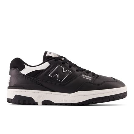 New balance black store and white shoes