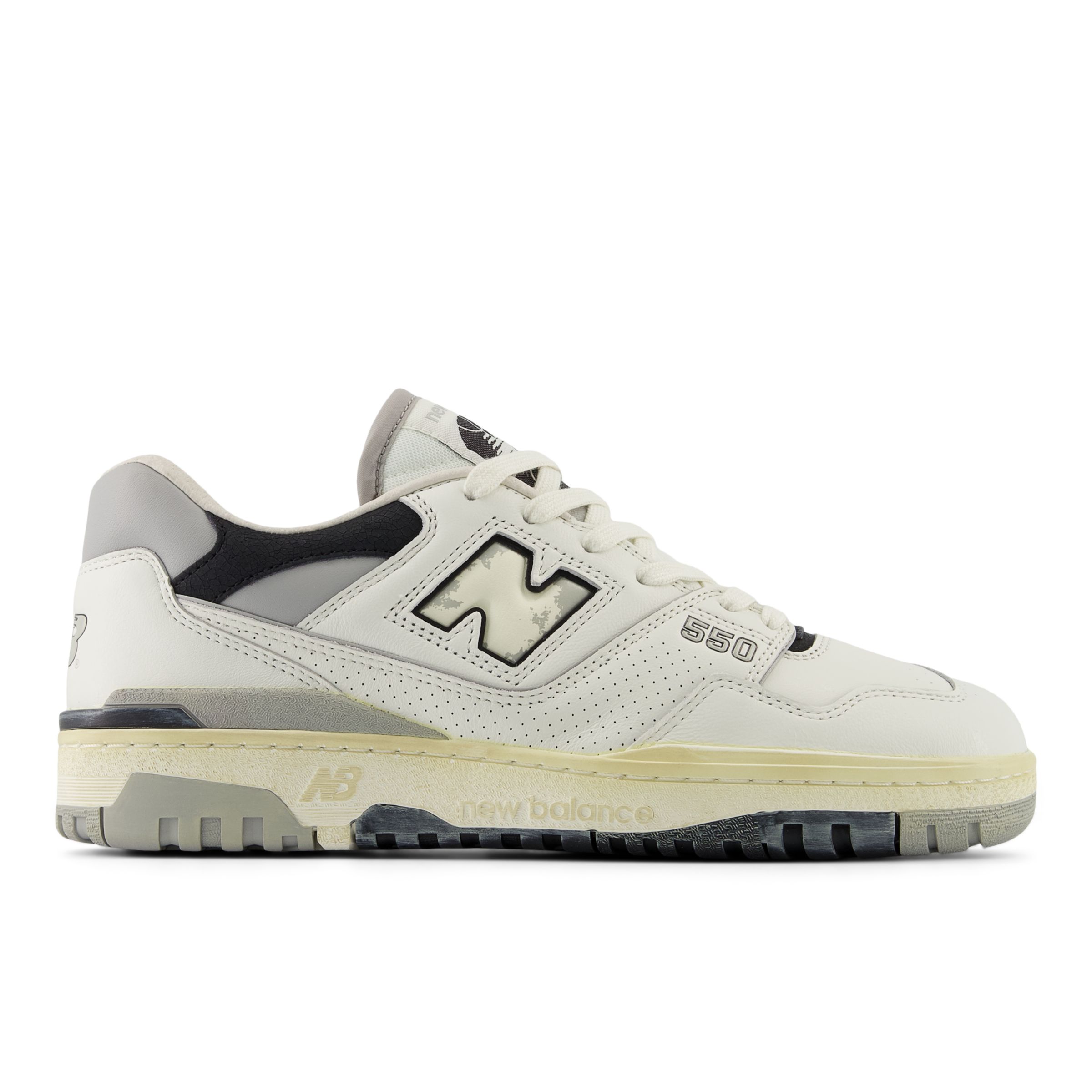 

New Balance Unisex 550 White/Grey/Black - White/Grey/Black