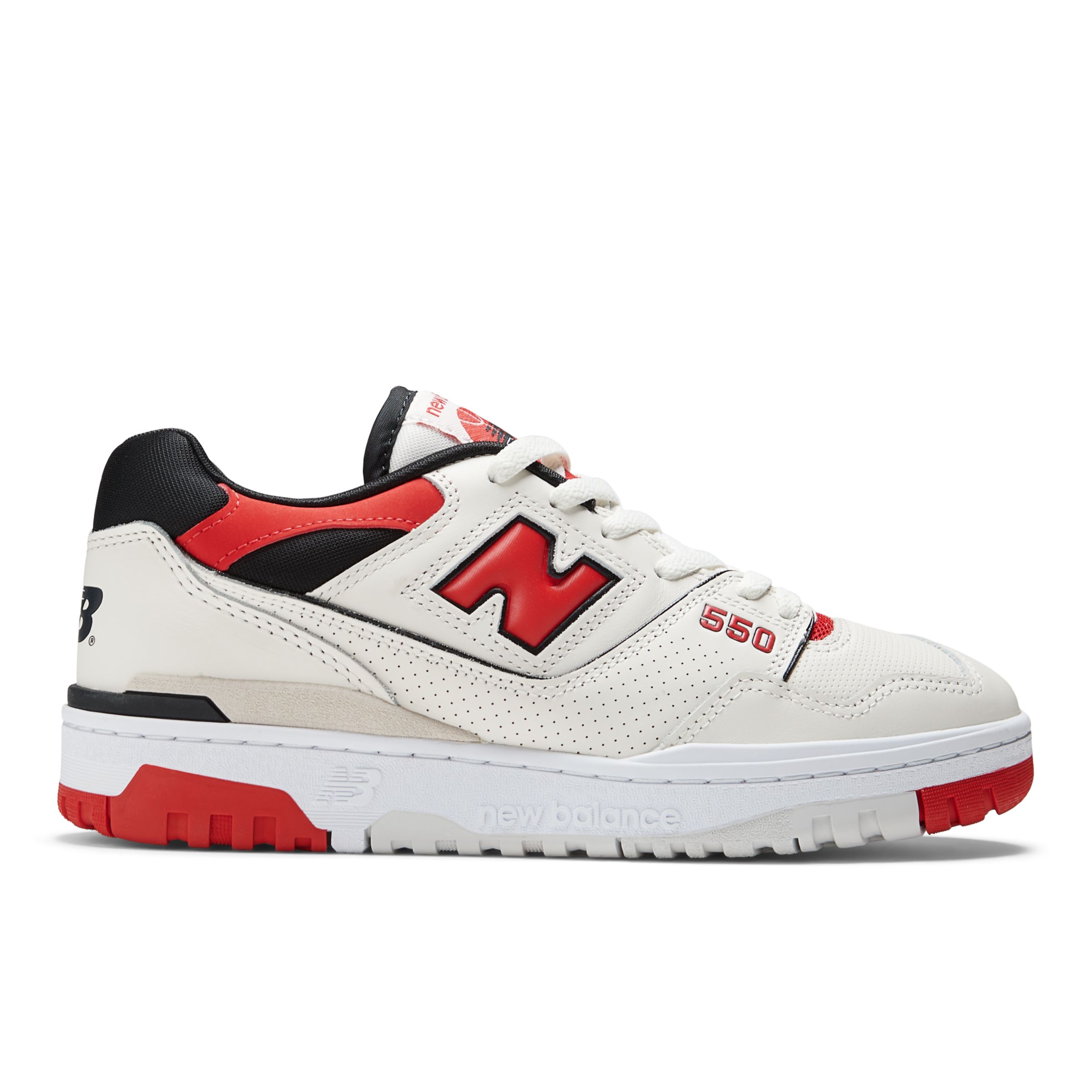 

New Balance Unisex 550 White/Red/Black - White/Red/Black