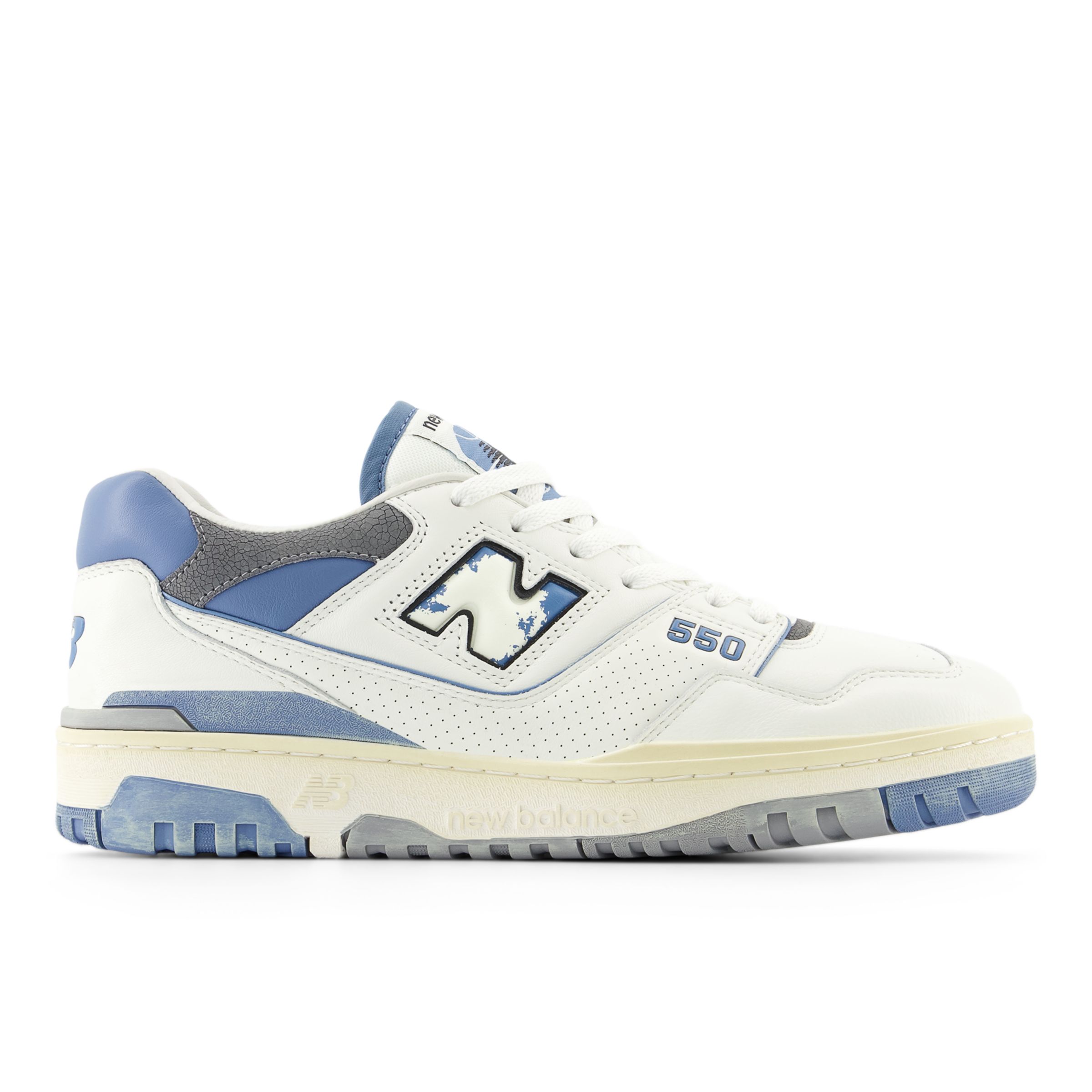 

New Balance Men's 550 White/Blue/Beige - White/Blue/Beige