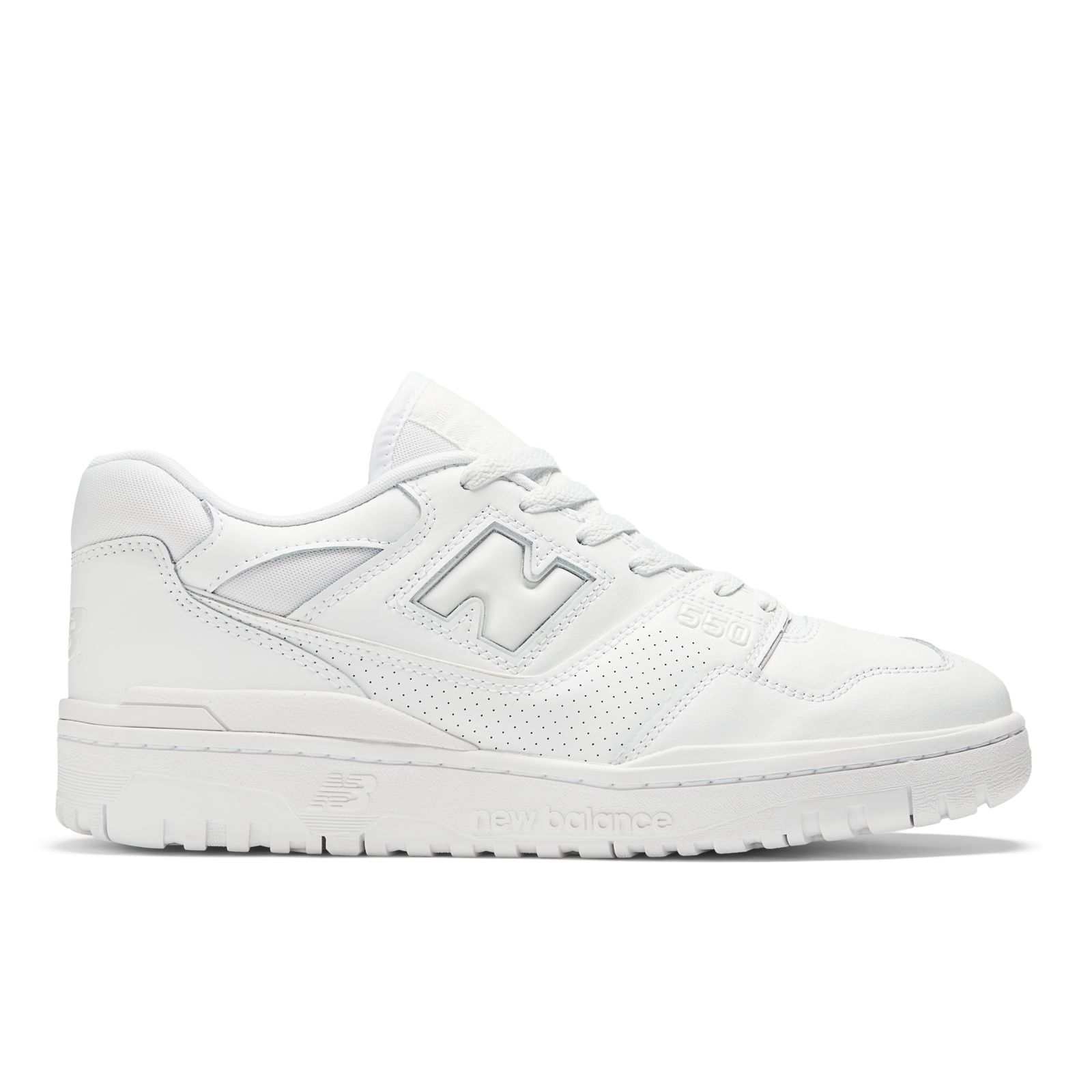 New Balance 550 White/Grey Basketball Sneaker