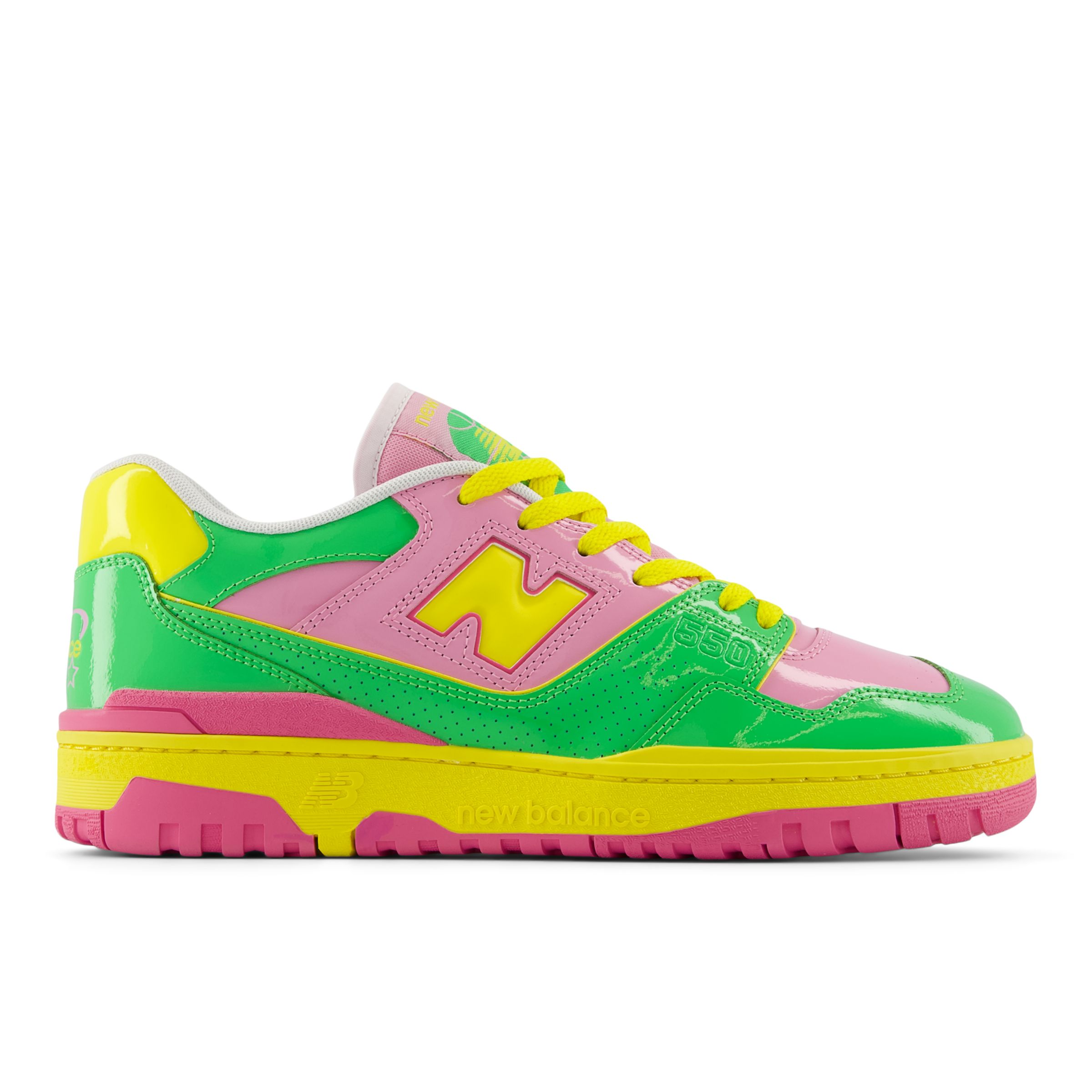 

New Balance Unisex 550 Pink/Green/Yellow - Pink/Green/Yellow