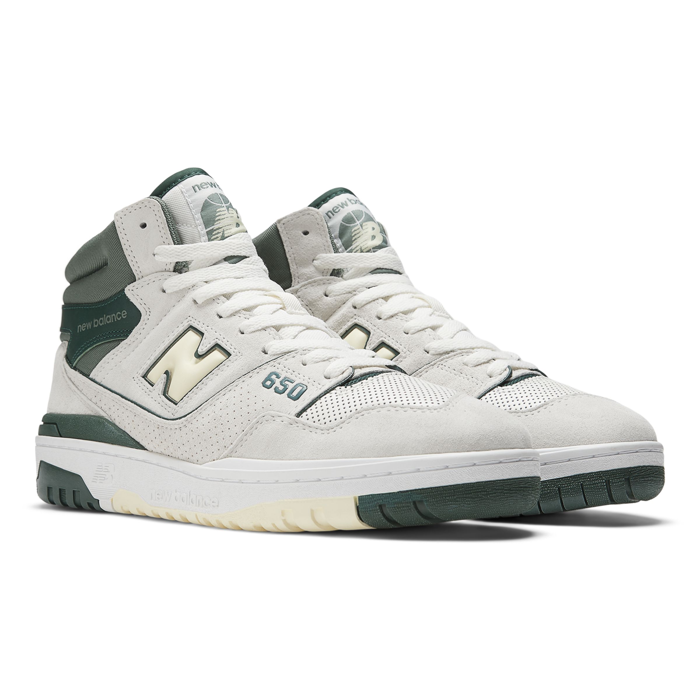 New Balance 650 Sea Salt with Nightwatch Green and Dawn Glow | Image 7