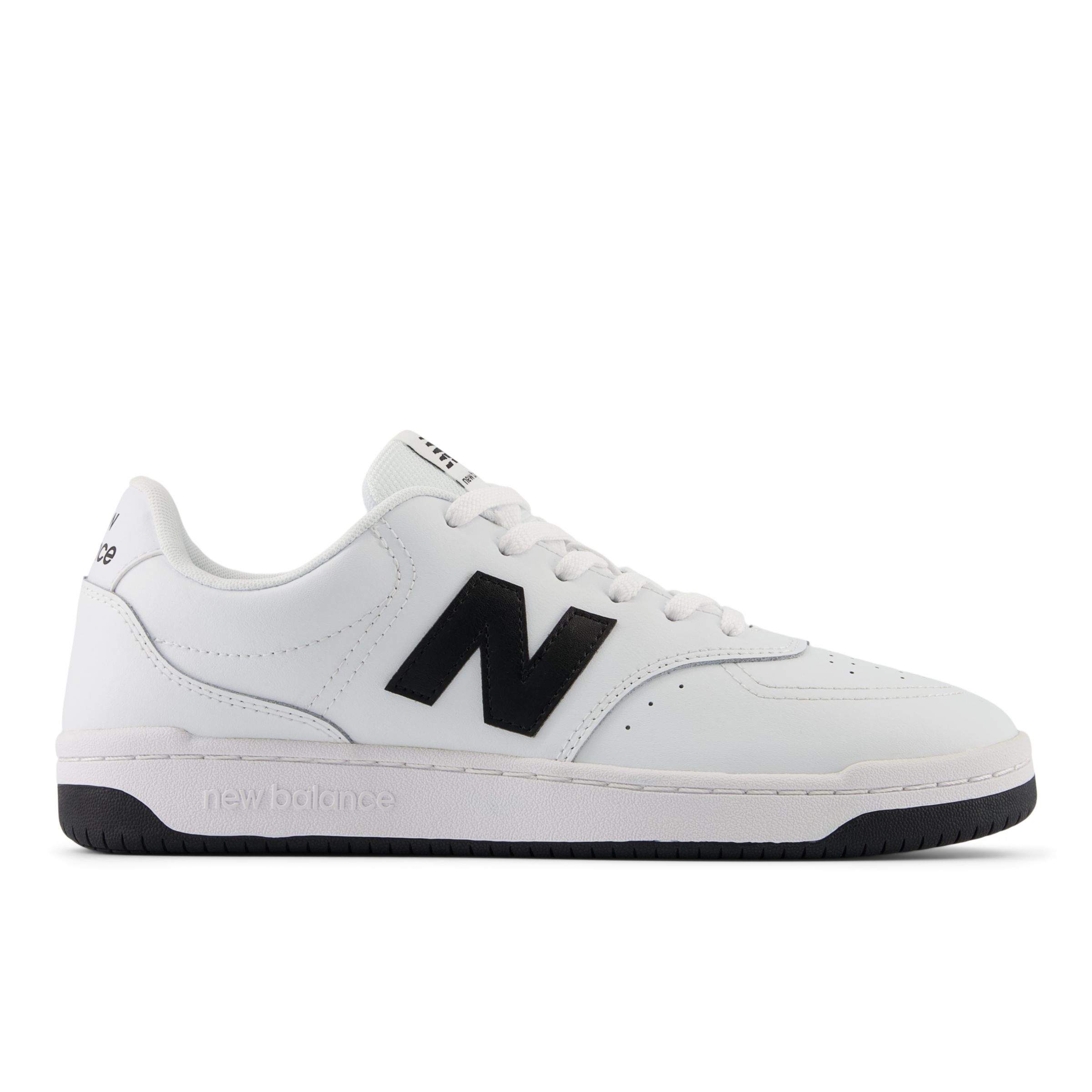 New Balance Unisex BB80 in Weiß/Schwarz