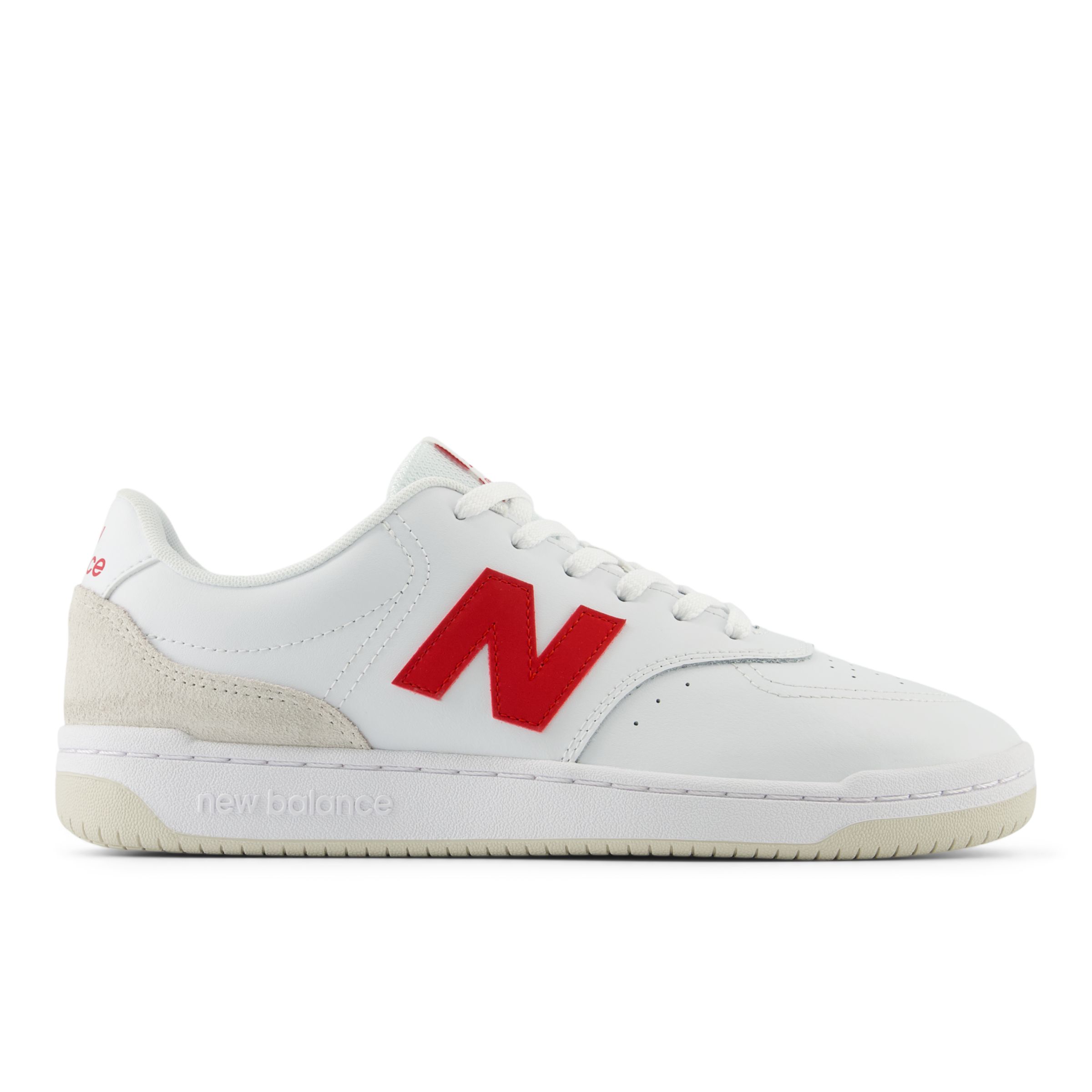 

New Balance Unisex BB80 White/Red - White/Red