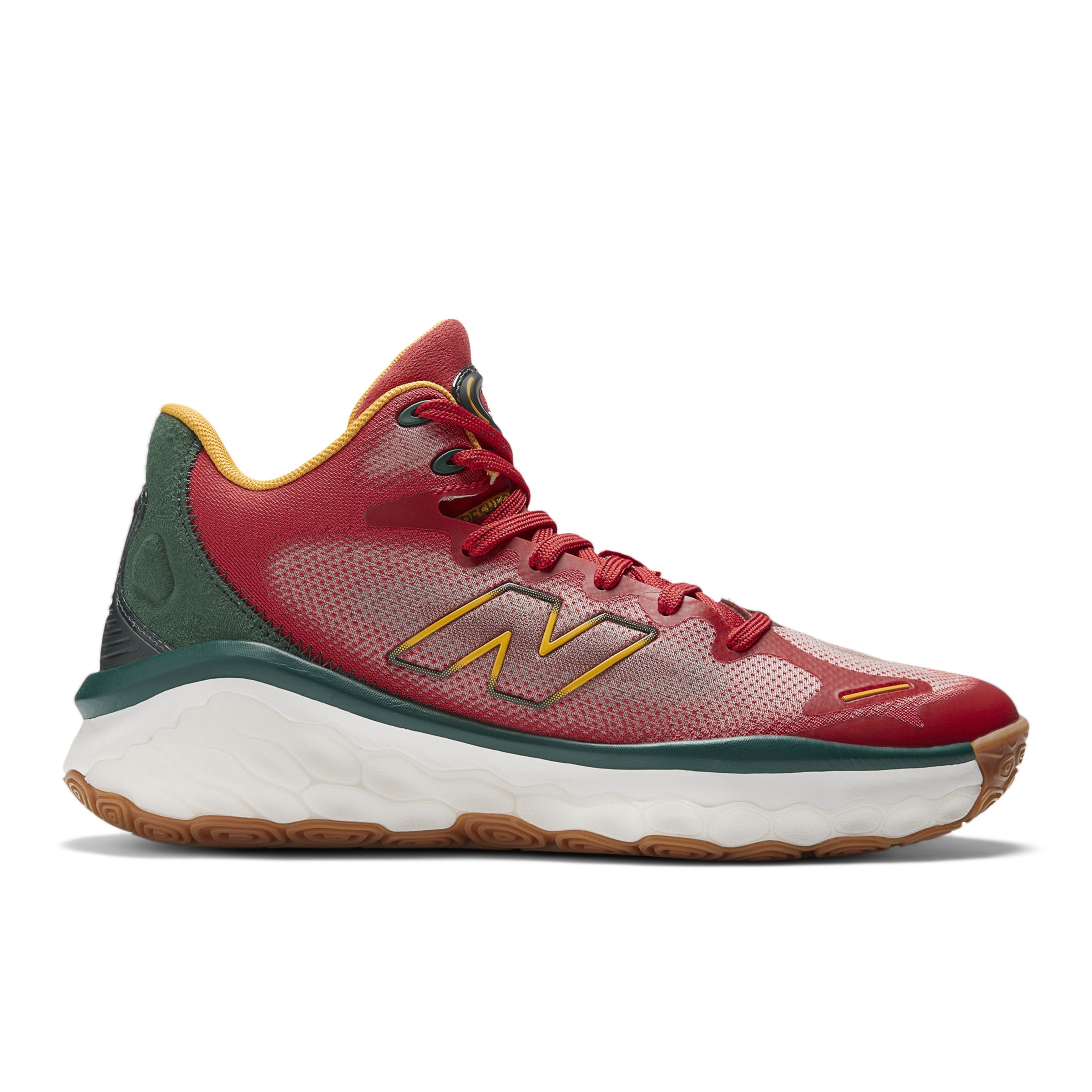 

New Balance Men's Fresh Foam BB Green/Yellow/Red - Green/Yellow/Red