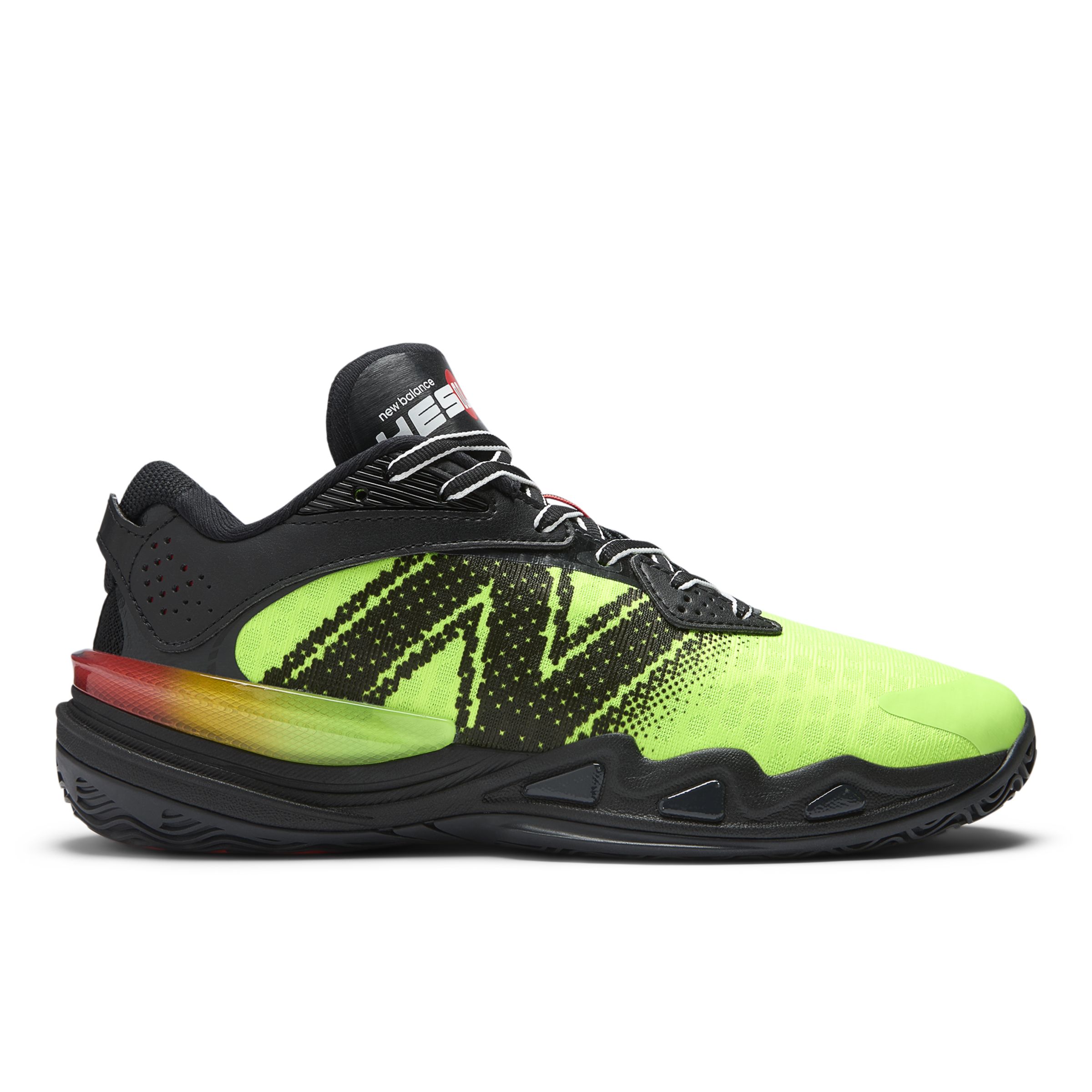 

New Balance Unisex HESI LOW v2 Green/Black/Red - Green/Black/Red