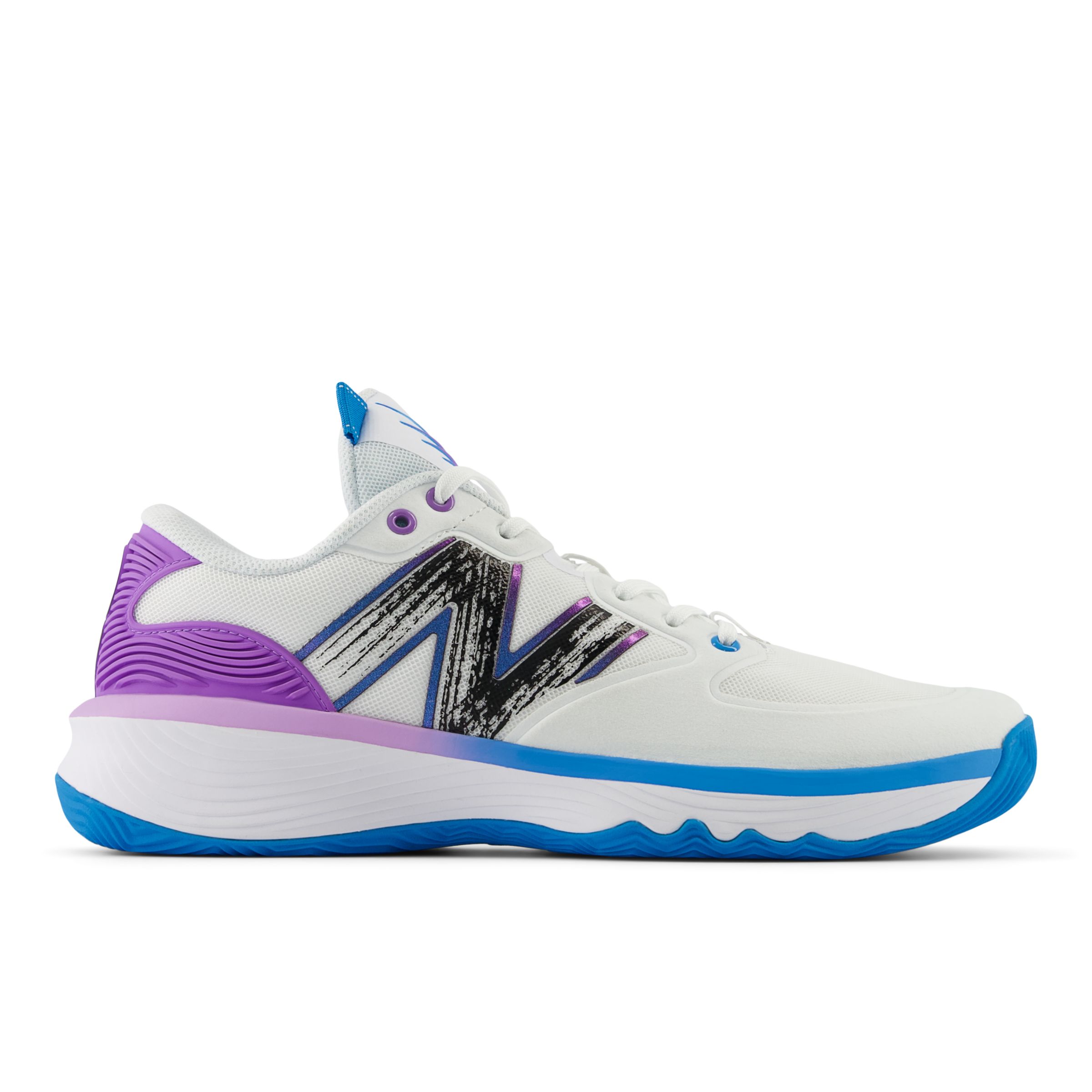 

New Balance Unisex HESI LOW UNITY OF SPORT White/Purple/Black - White/Purple/Black