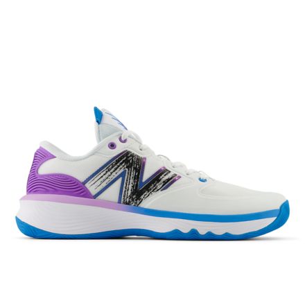 뉴발란스 New Balance HESI LOW UNITY OF SPORT,Optic White with Purple Fade and Black