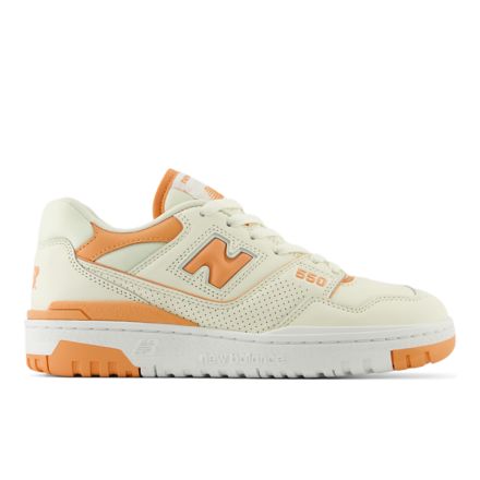 New Balance Women s BBW550 Sneakers Beige Orange White Size 8