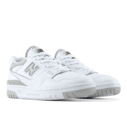 Zapatillas de deporte blancas con suela de goma 550 de New Balance